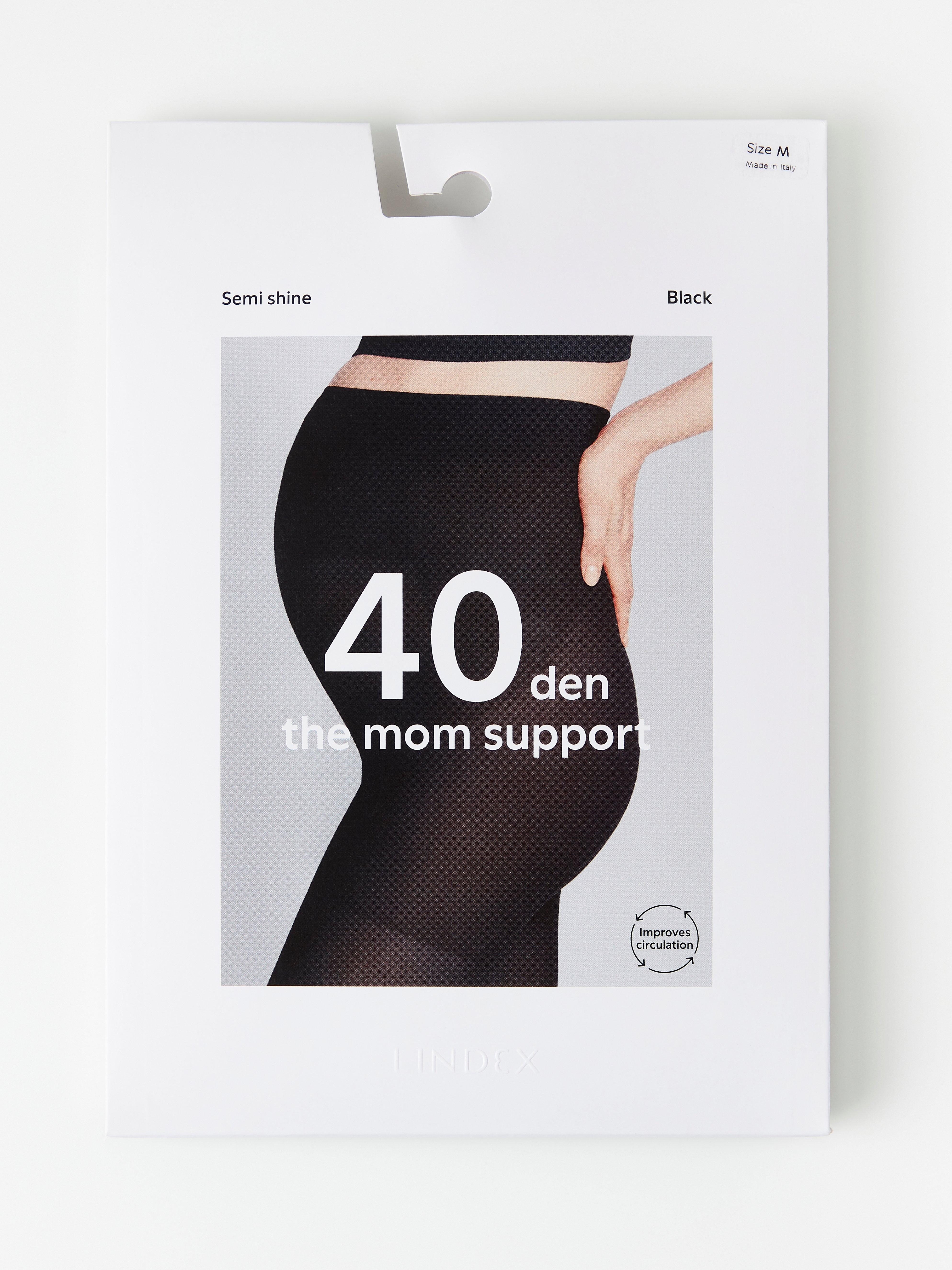 MOM Support tights 40 denier Black