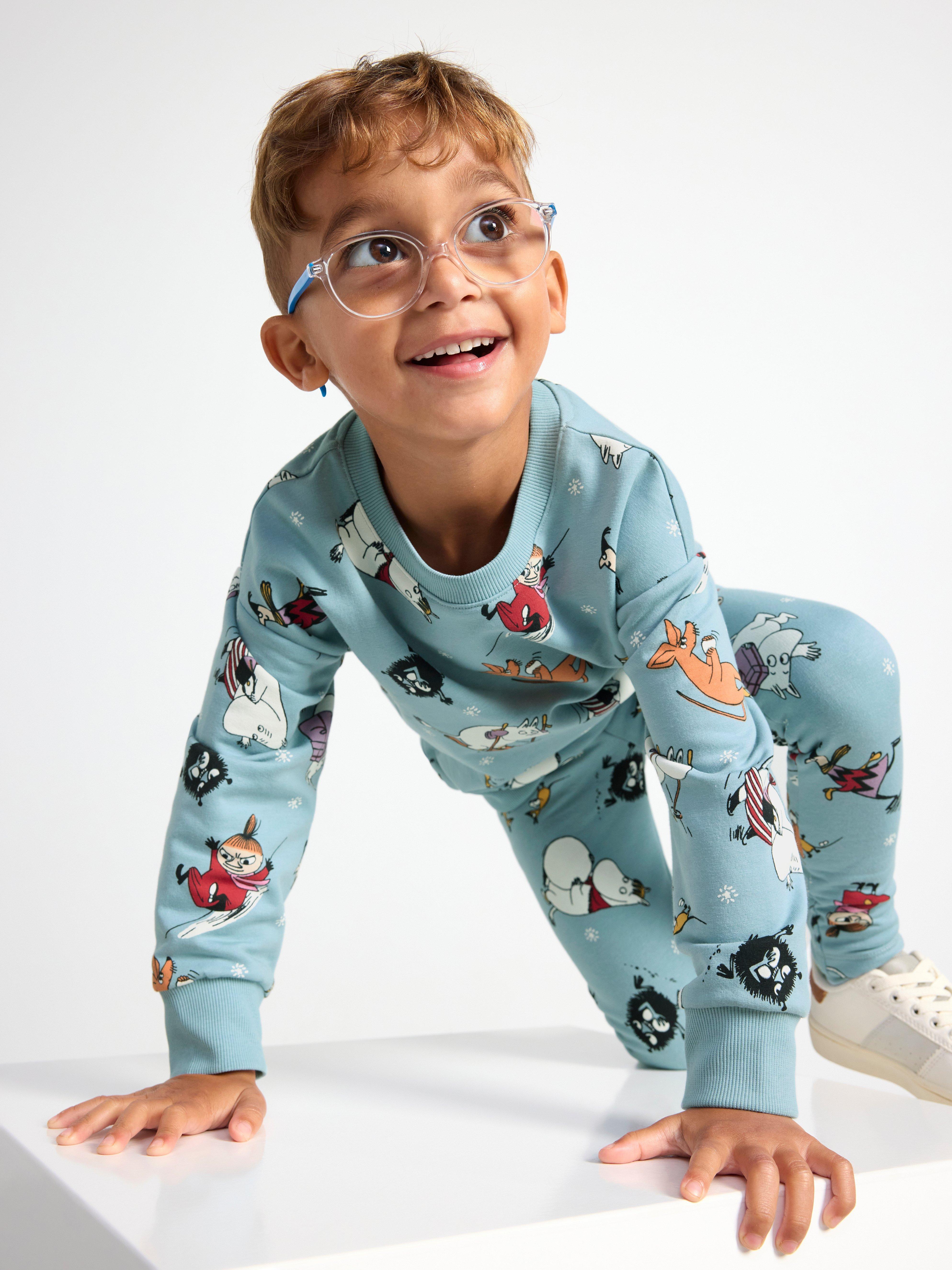 Sweatshirt with Moomin Light Dusty Blue