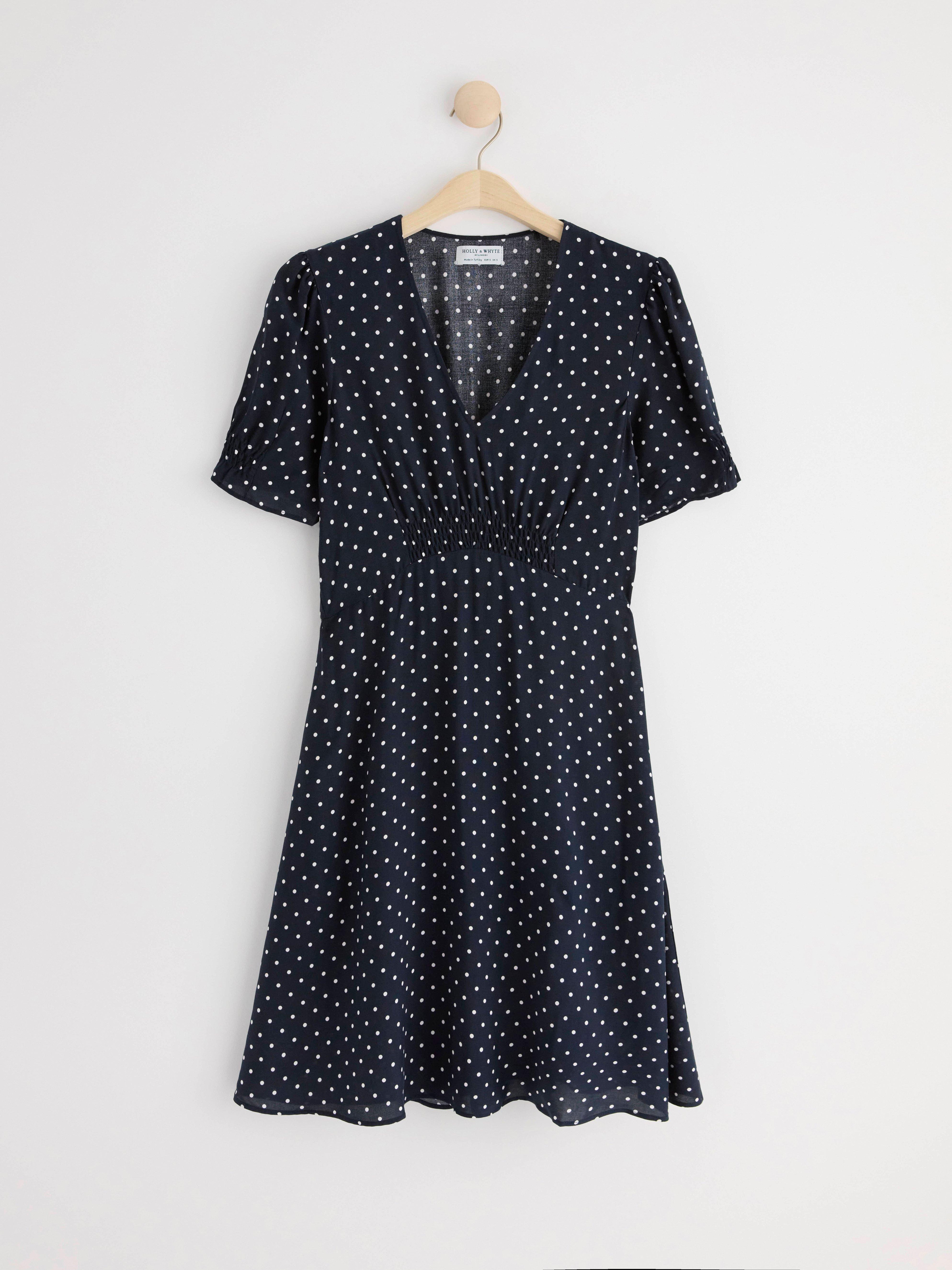 Short sleeve mini dress Dark Navy
