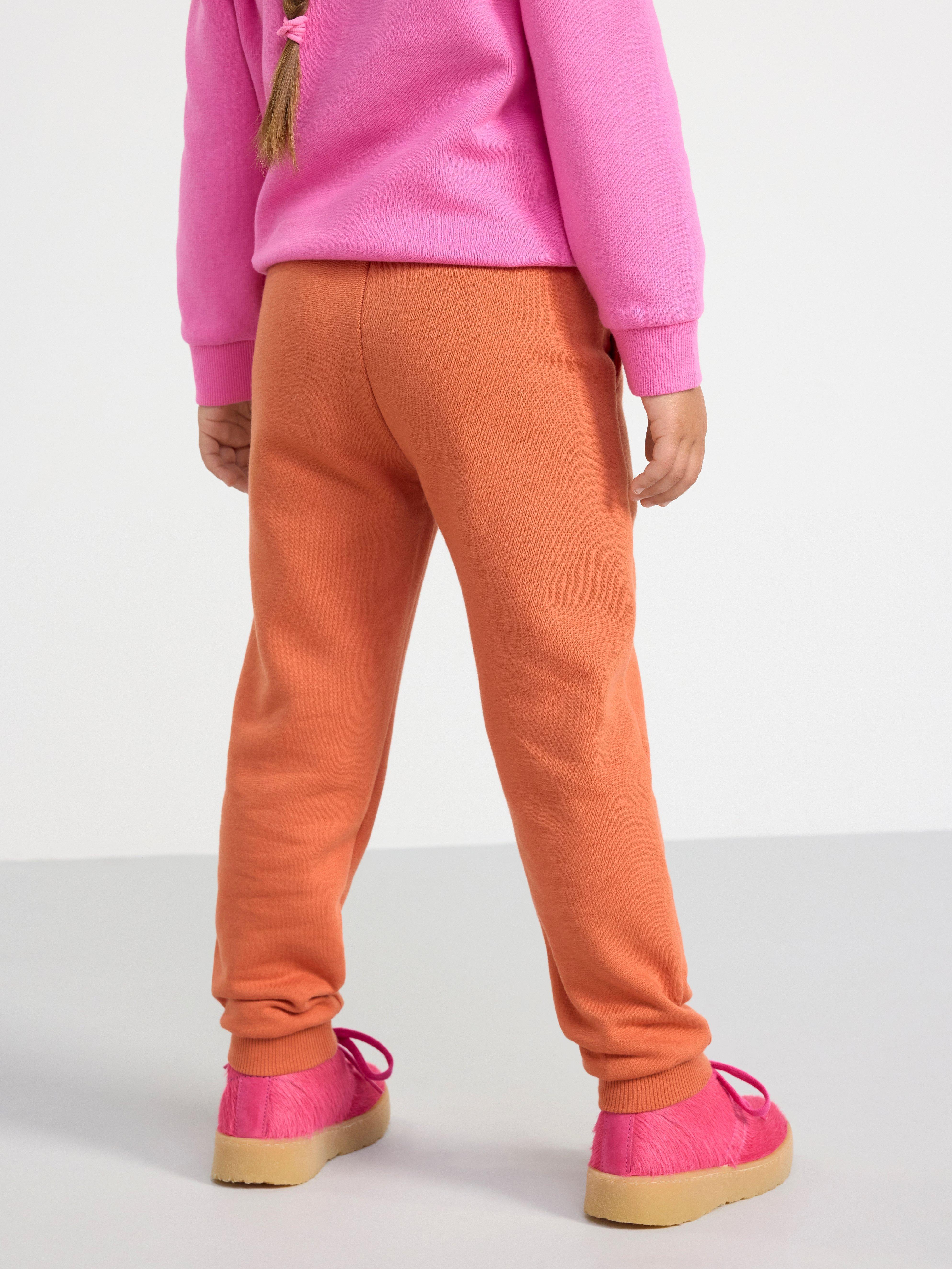 Joggers with brushed inside Dusty Orange