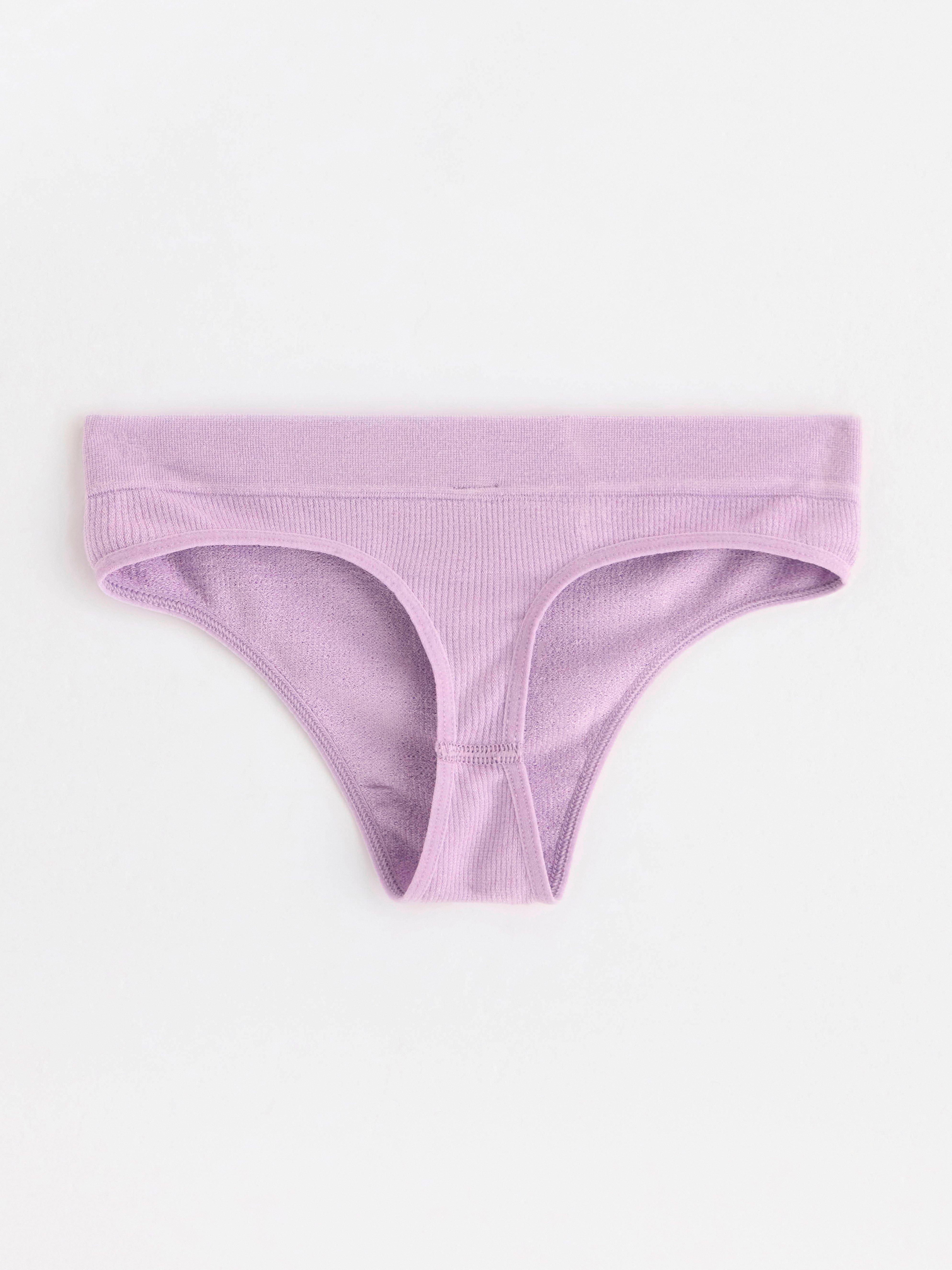 Seamless thong regular waist Light Lilac