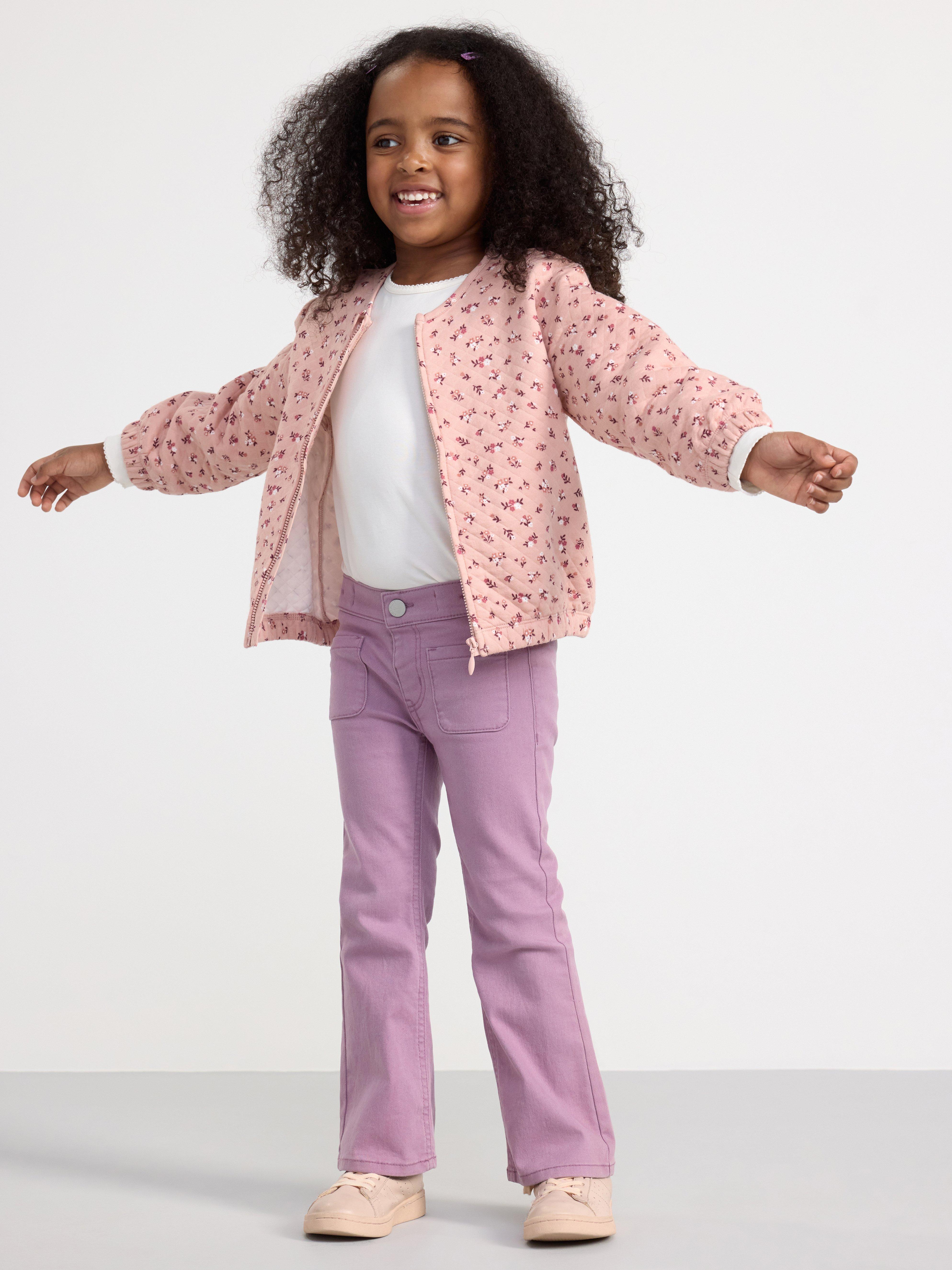 Jacket with flowers Dusty Pink
