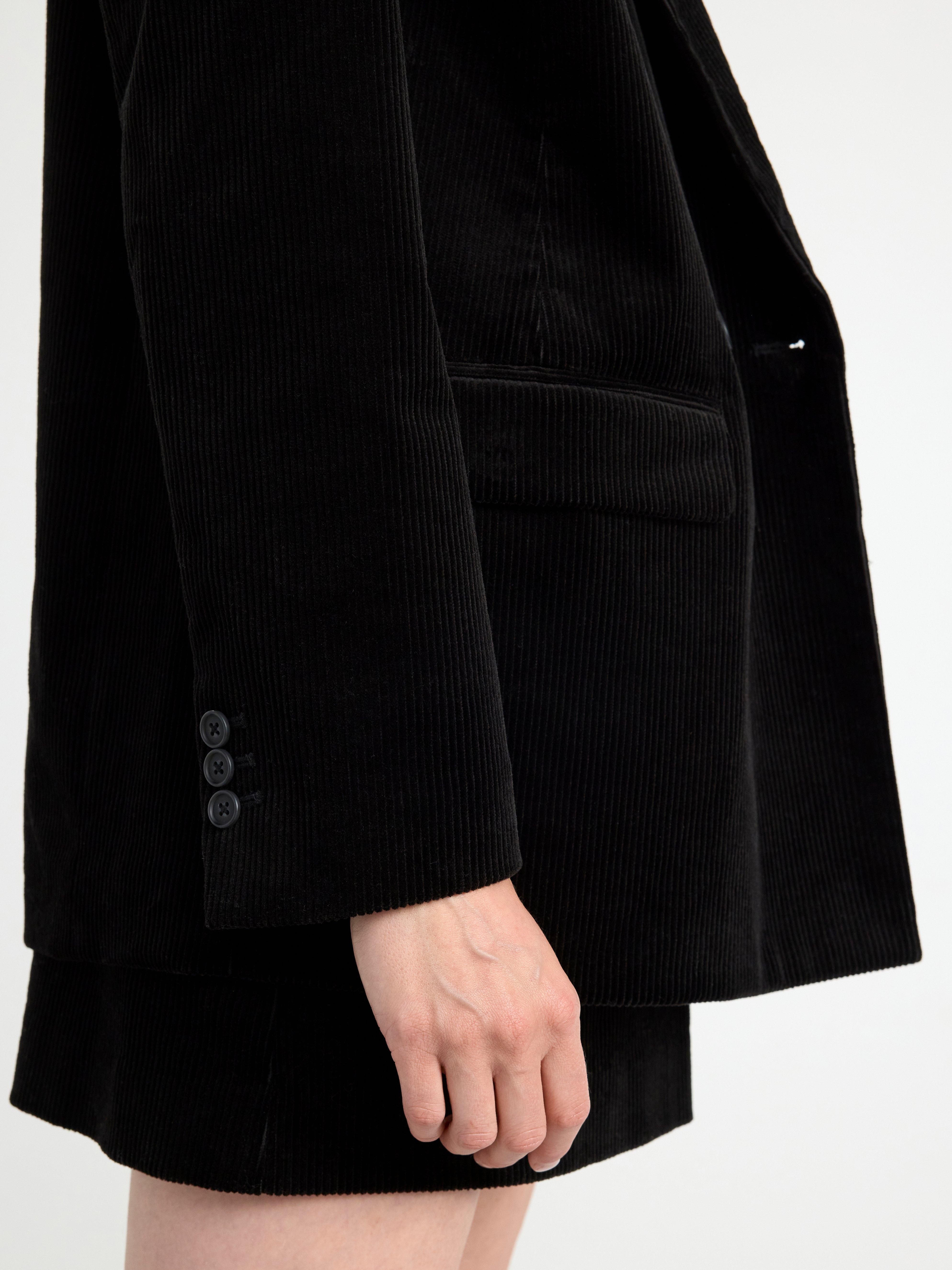 Blazer in corduroy Black