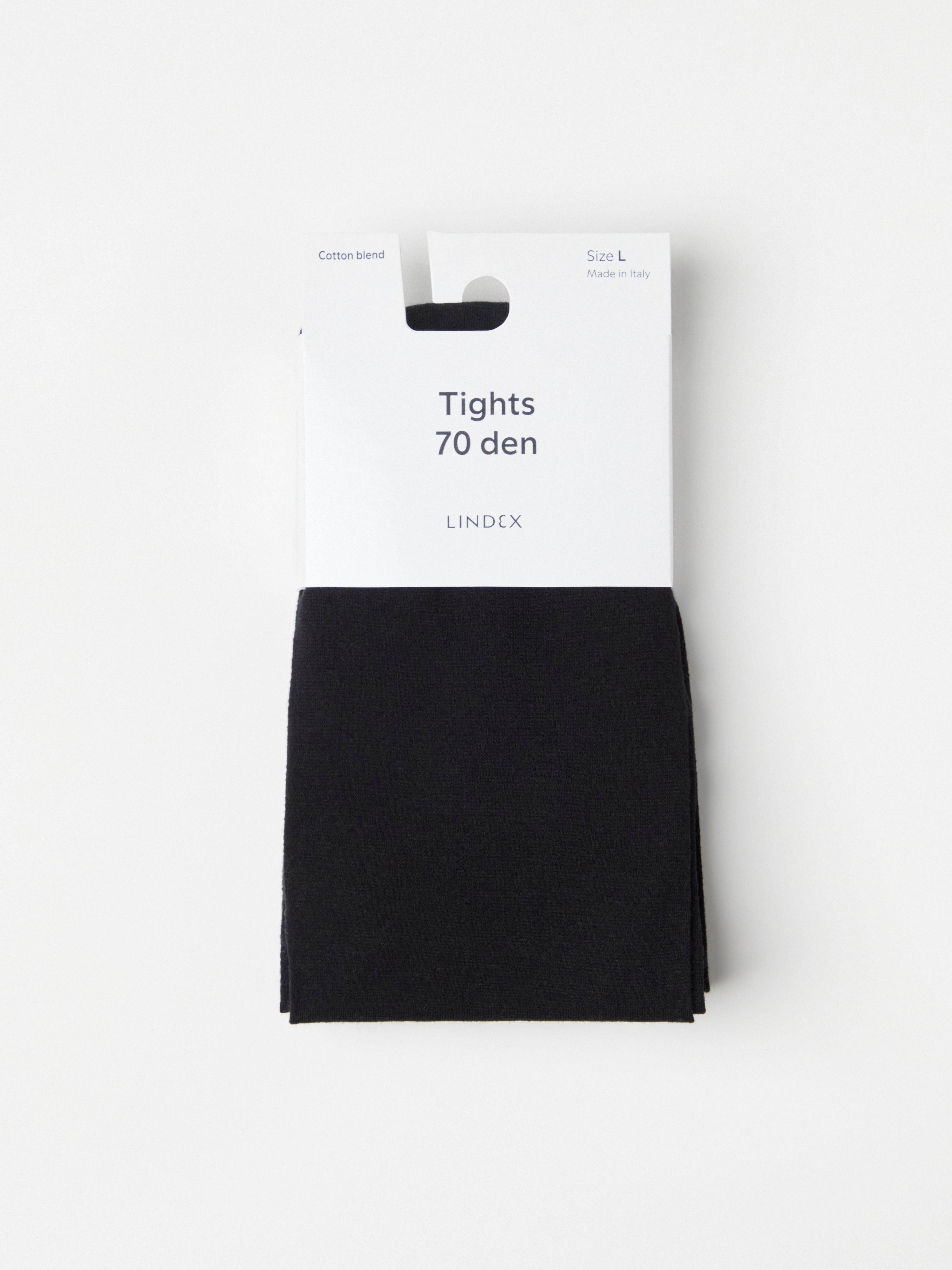 Light knitted matt tights 70 denier Black
