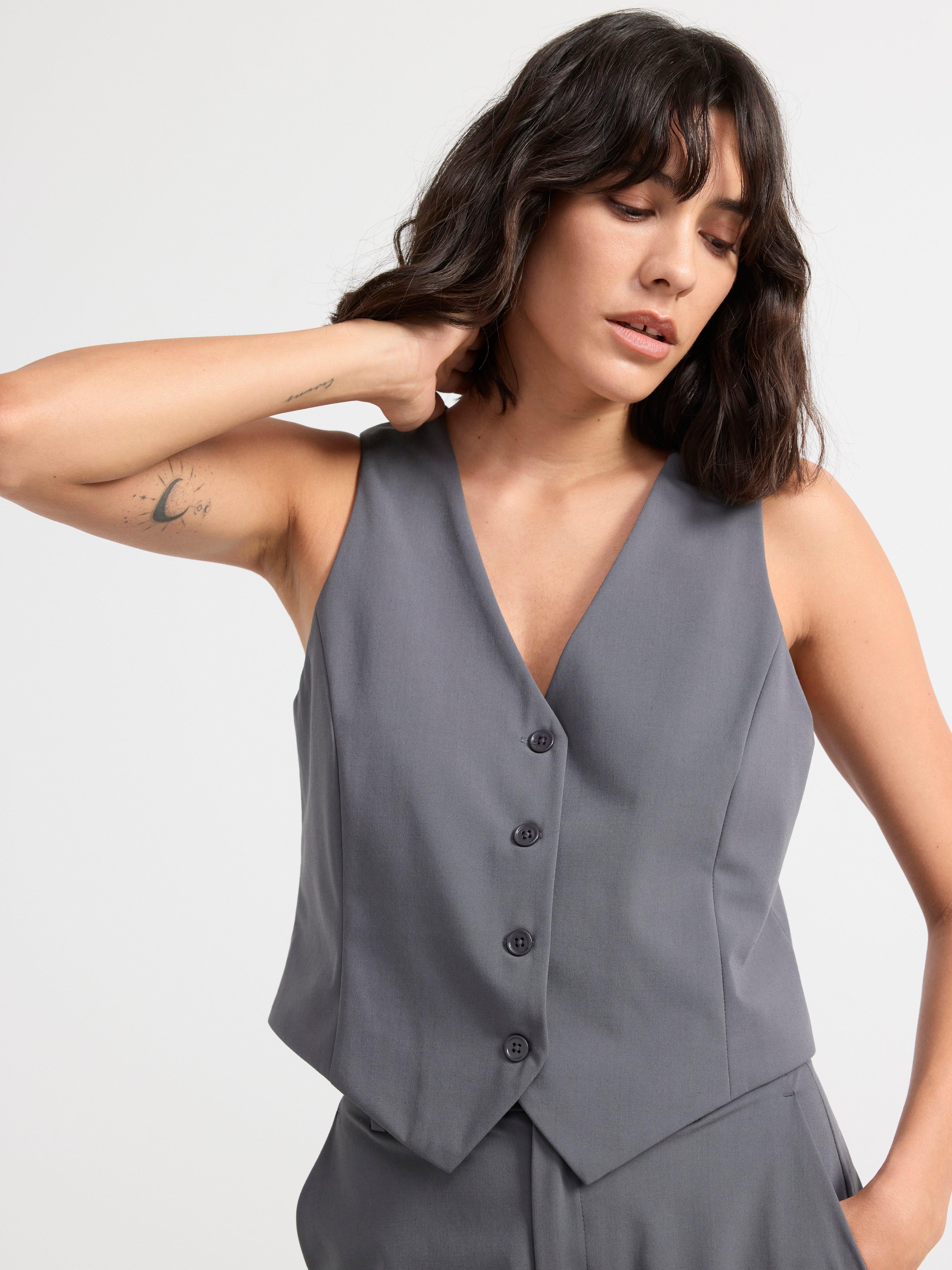 Waistcoat dark grey