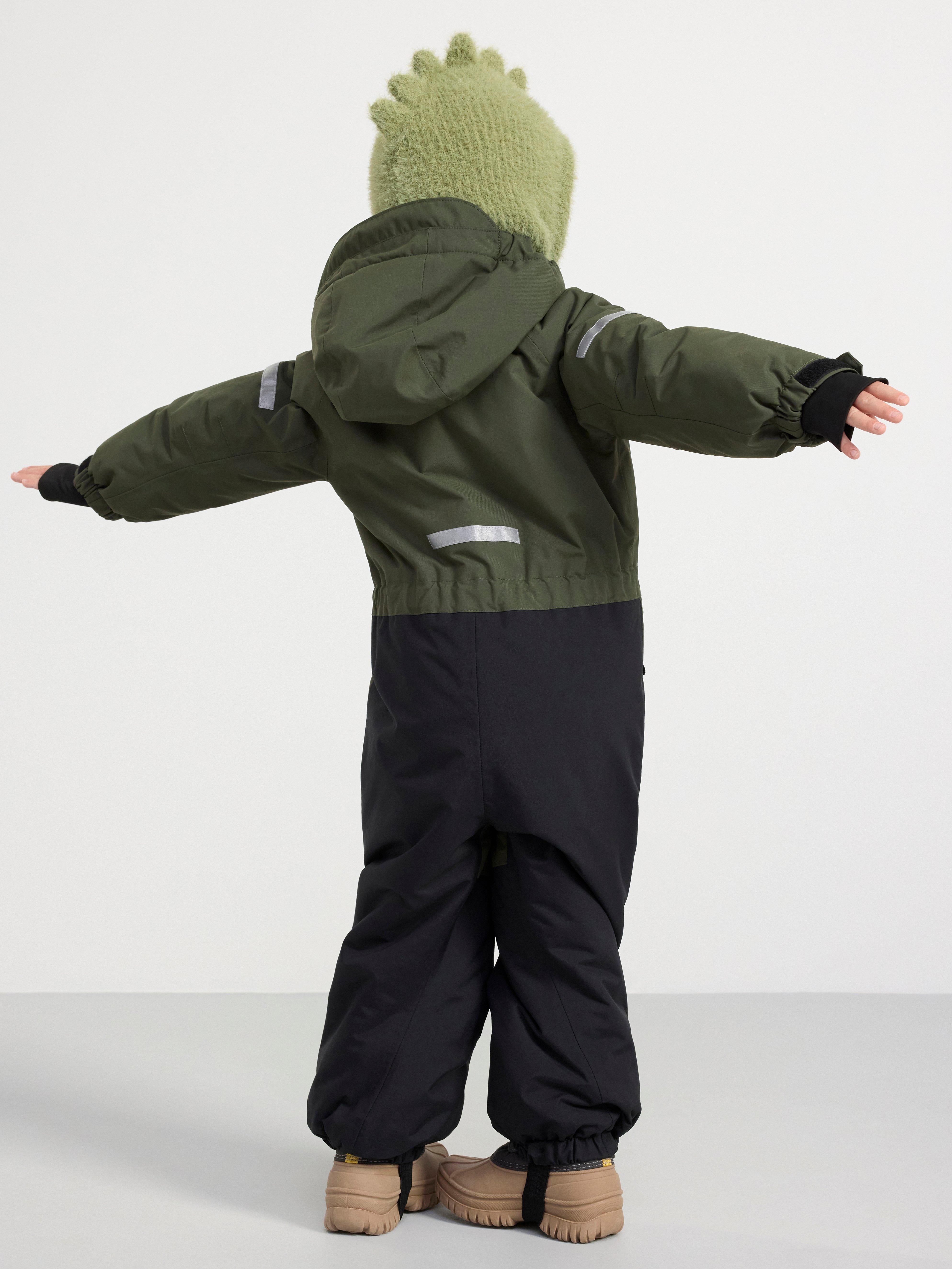 FIX Padded waterproof overall Dark Khaki Green