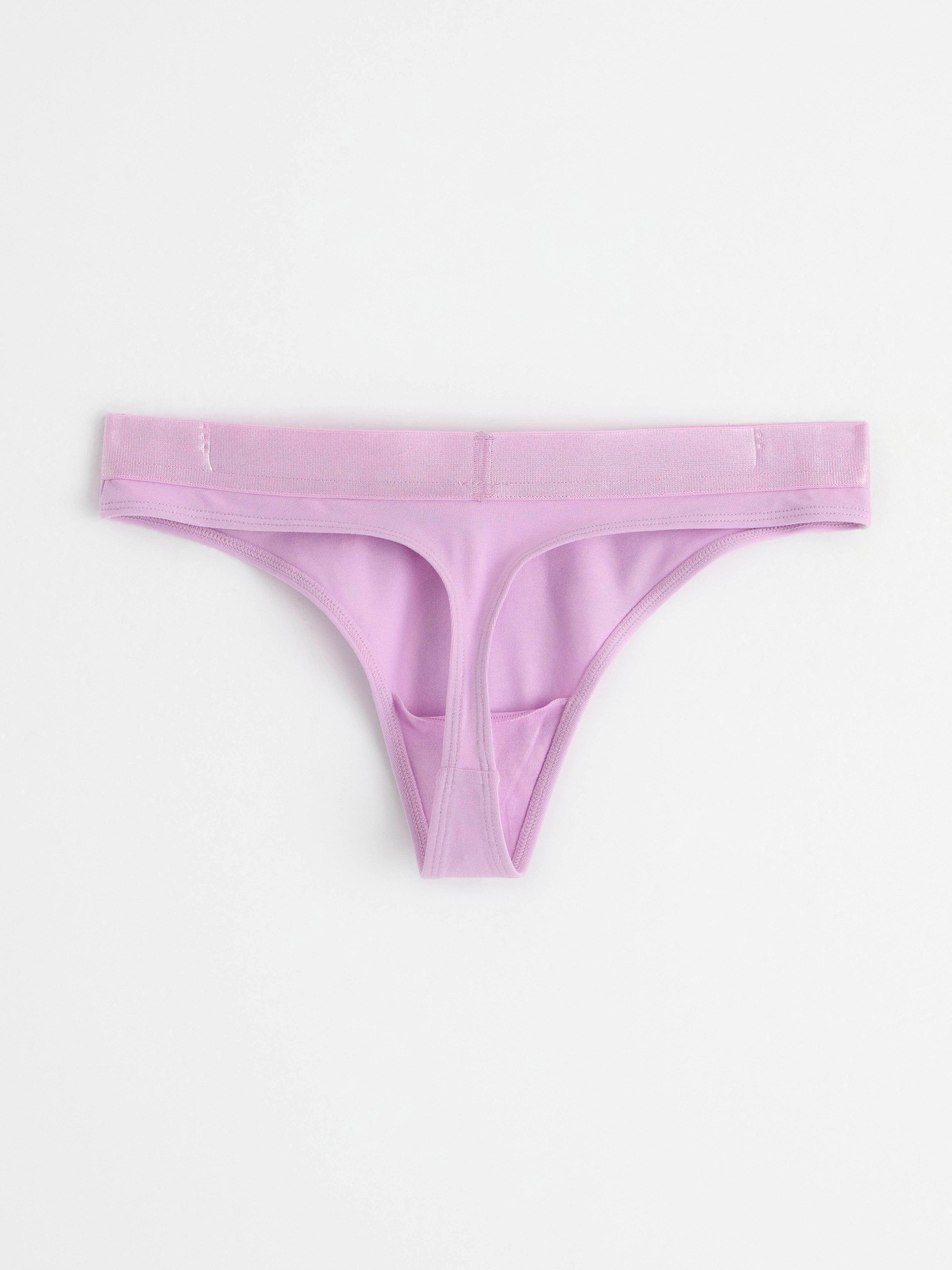 Thong low waist Light Lilac