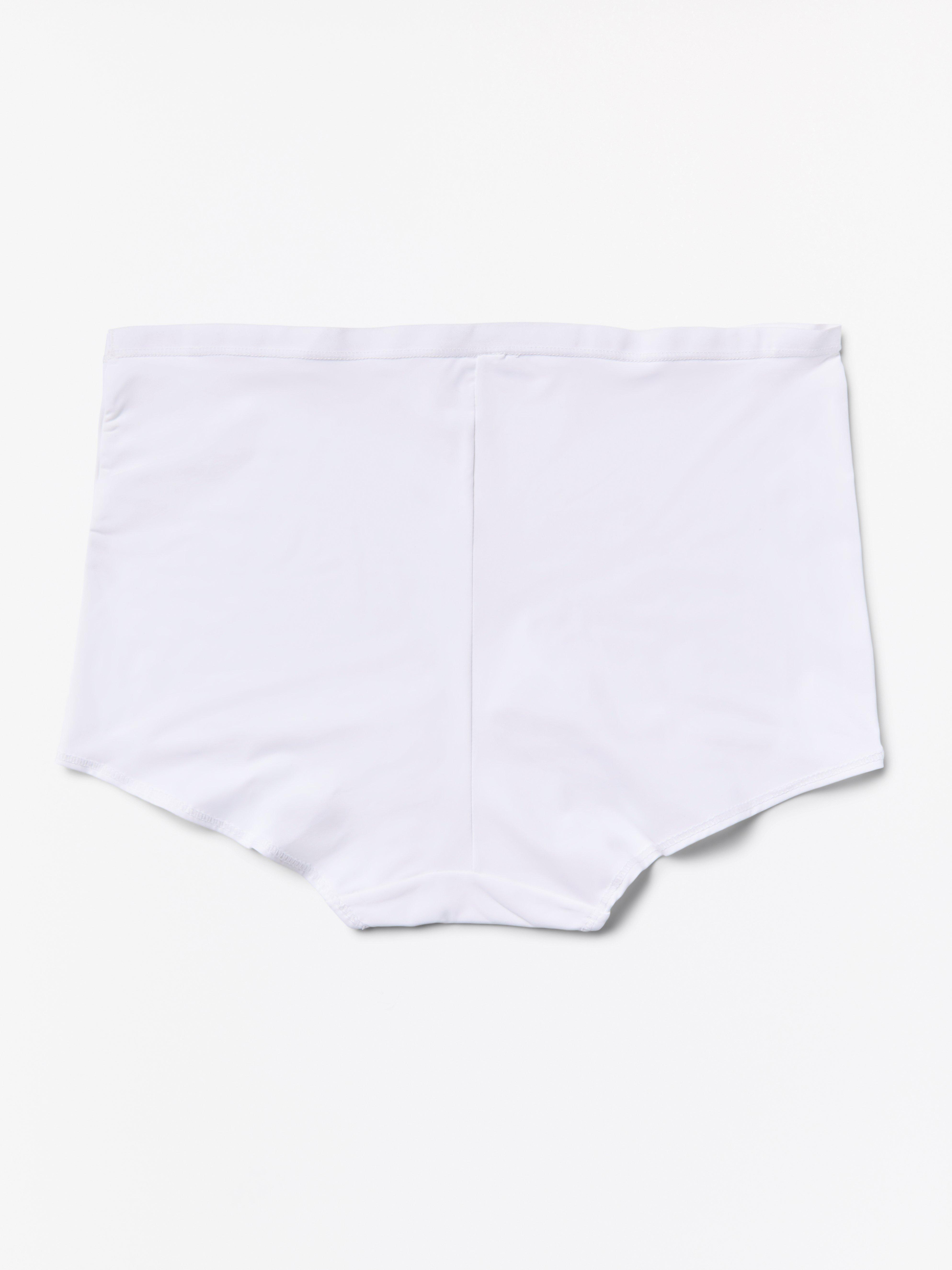 Boxer Midi Briefs White