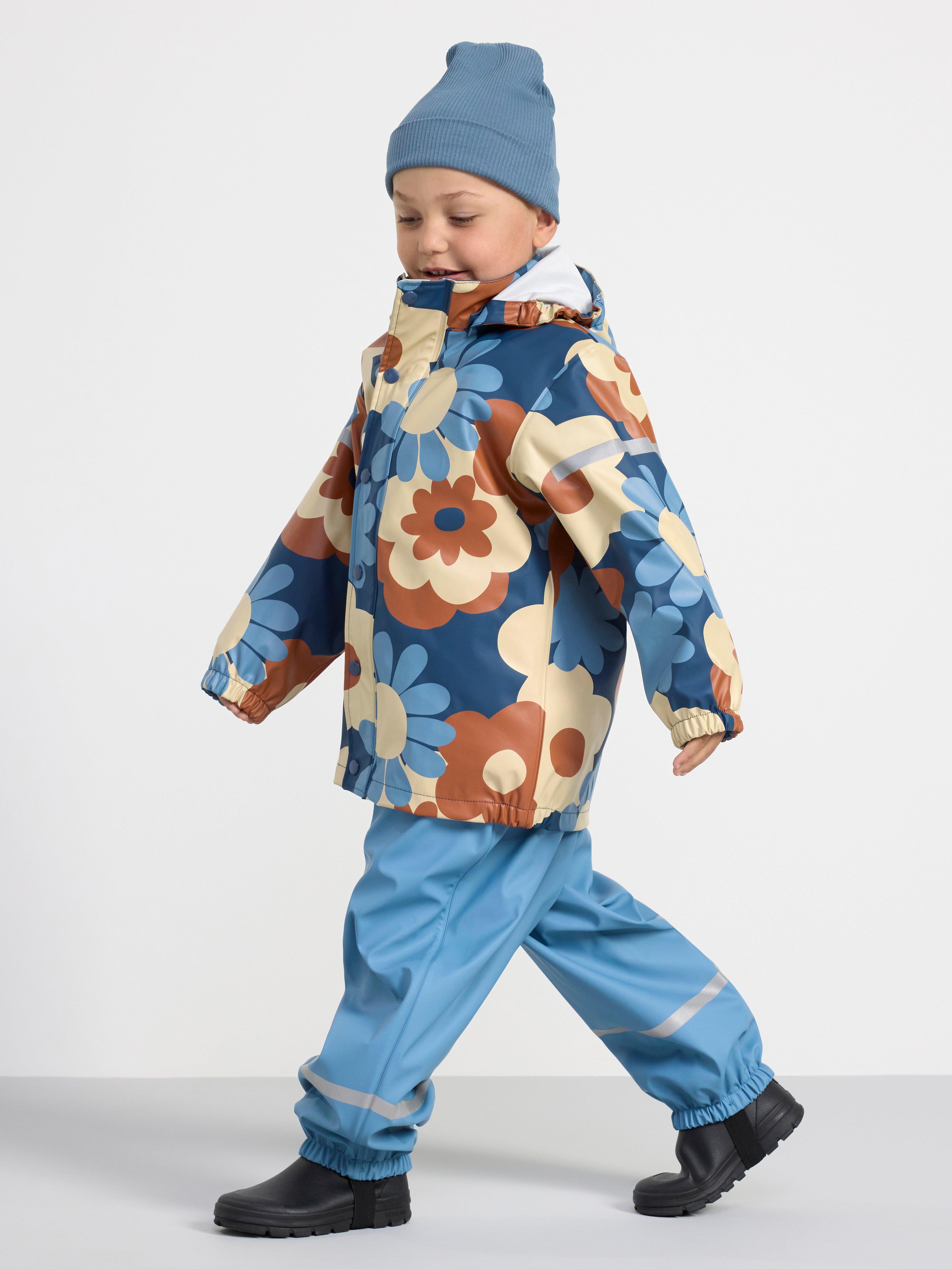 FIX Rain jacket Dark Dusty Blue