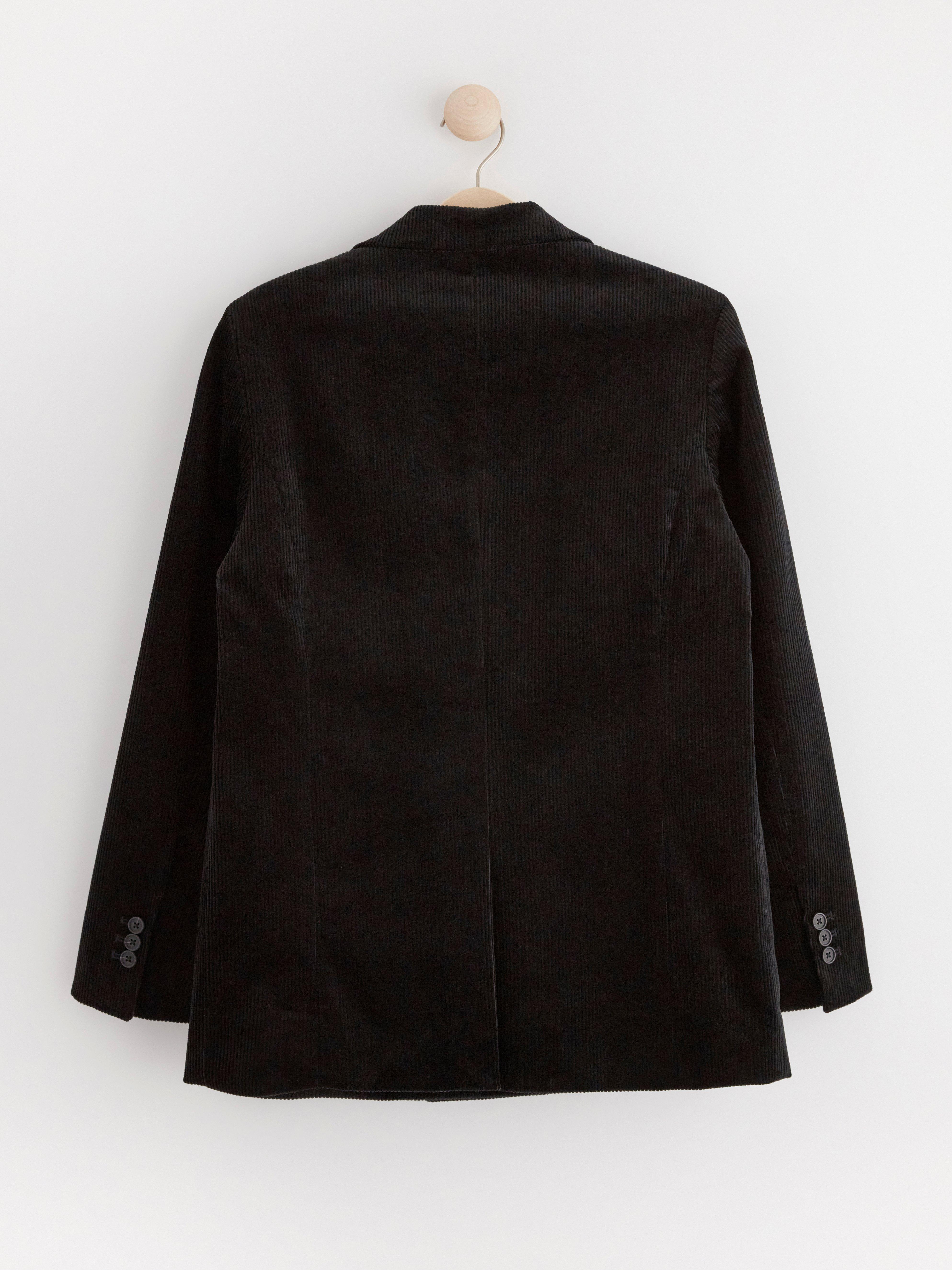 Blazer in corduroy Black