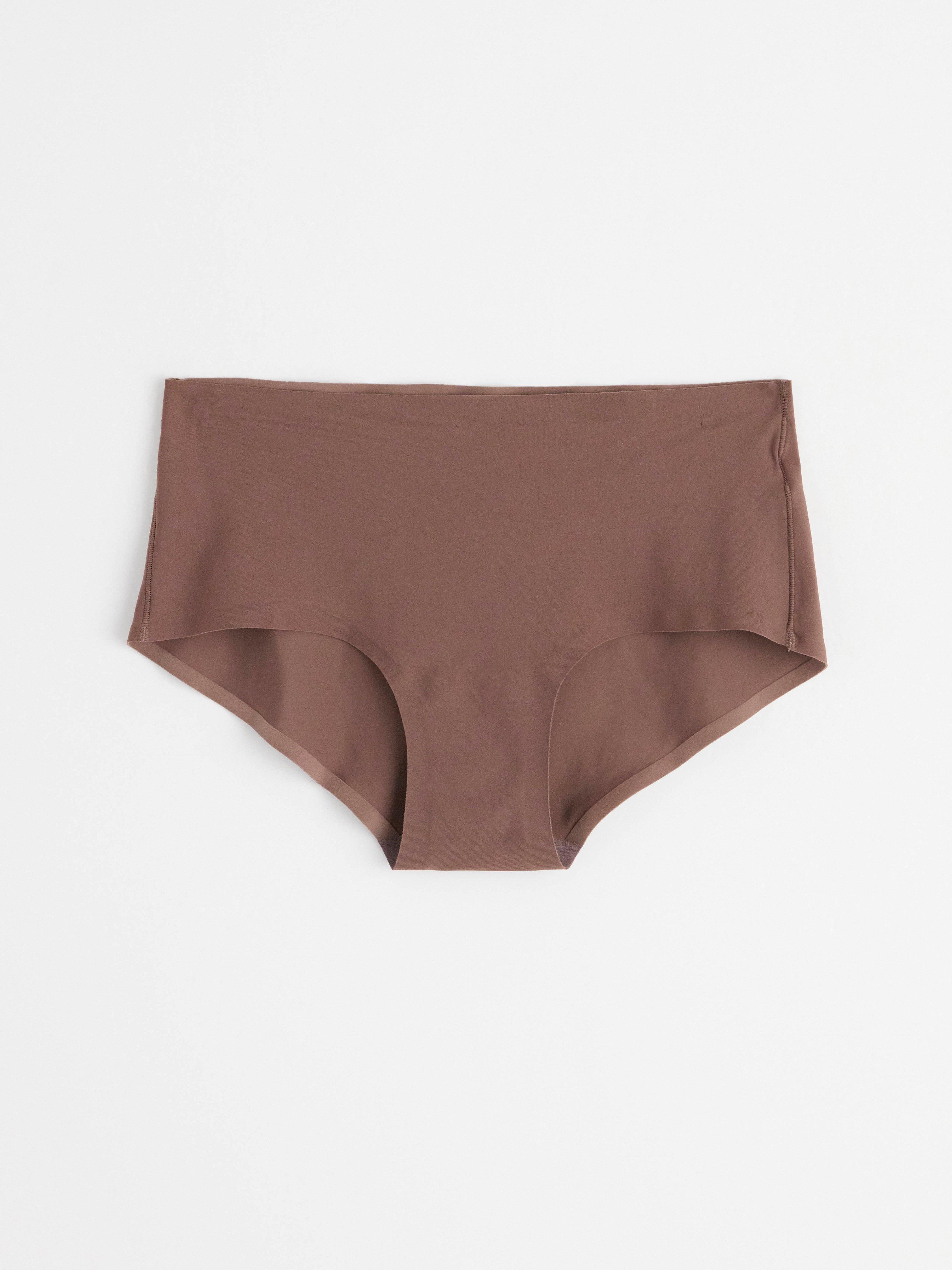 Invisible regular waist brief Dark Dusty Brown
