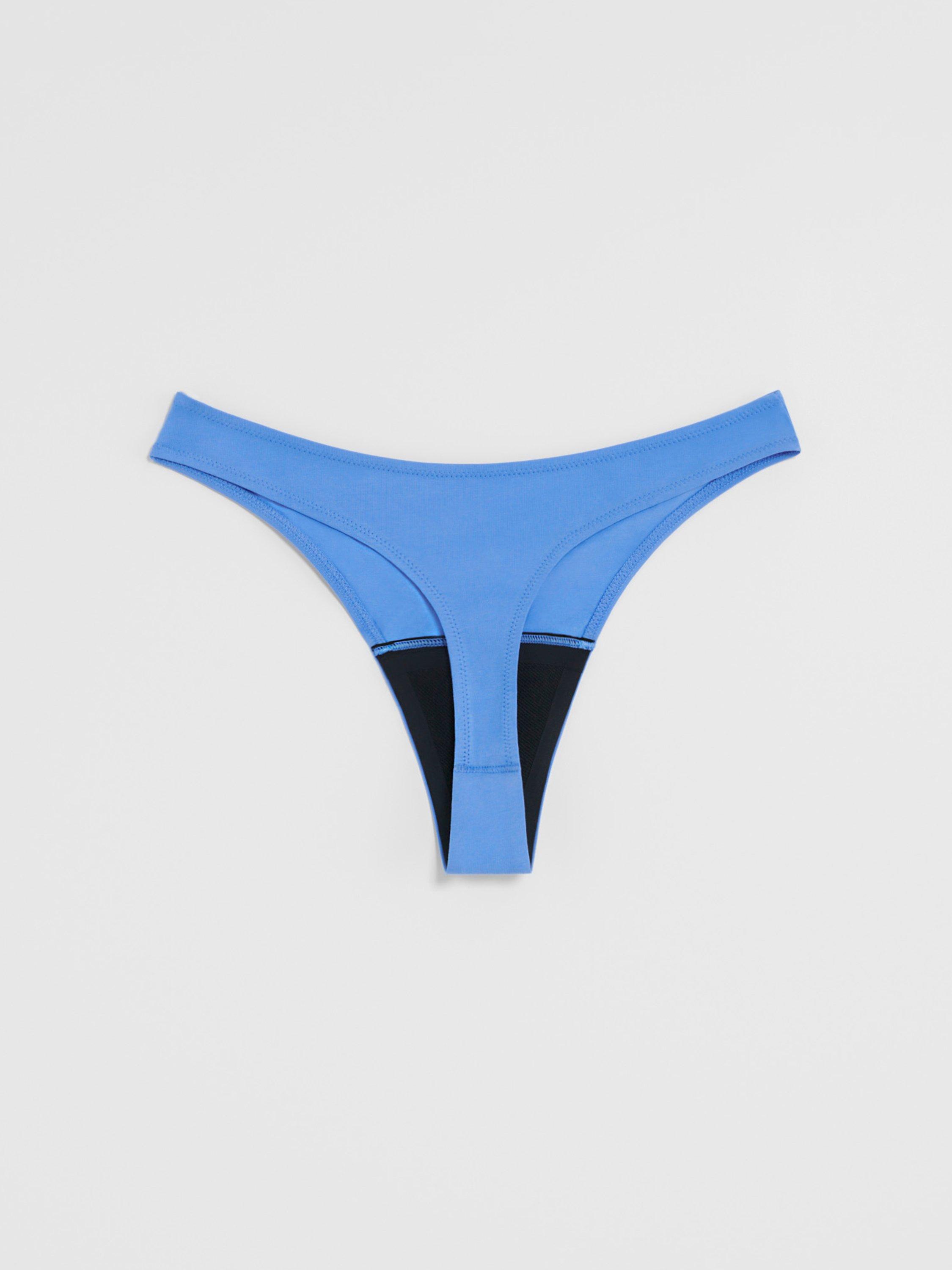 Engineered Thong Period Proof – Period Panty Light Absorbency Light Dusty Blue