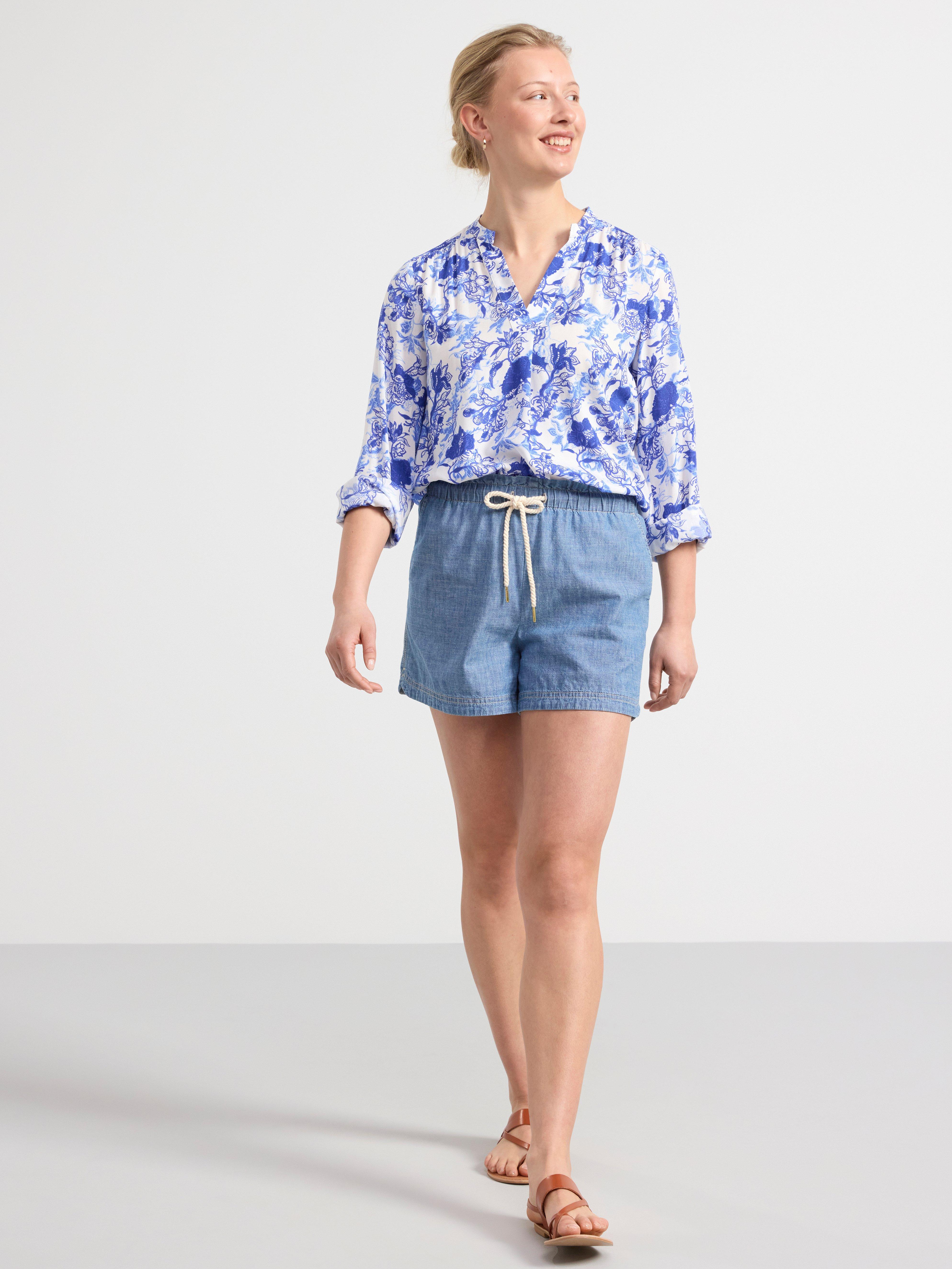 Long sleeve blouse Light Dusty White