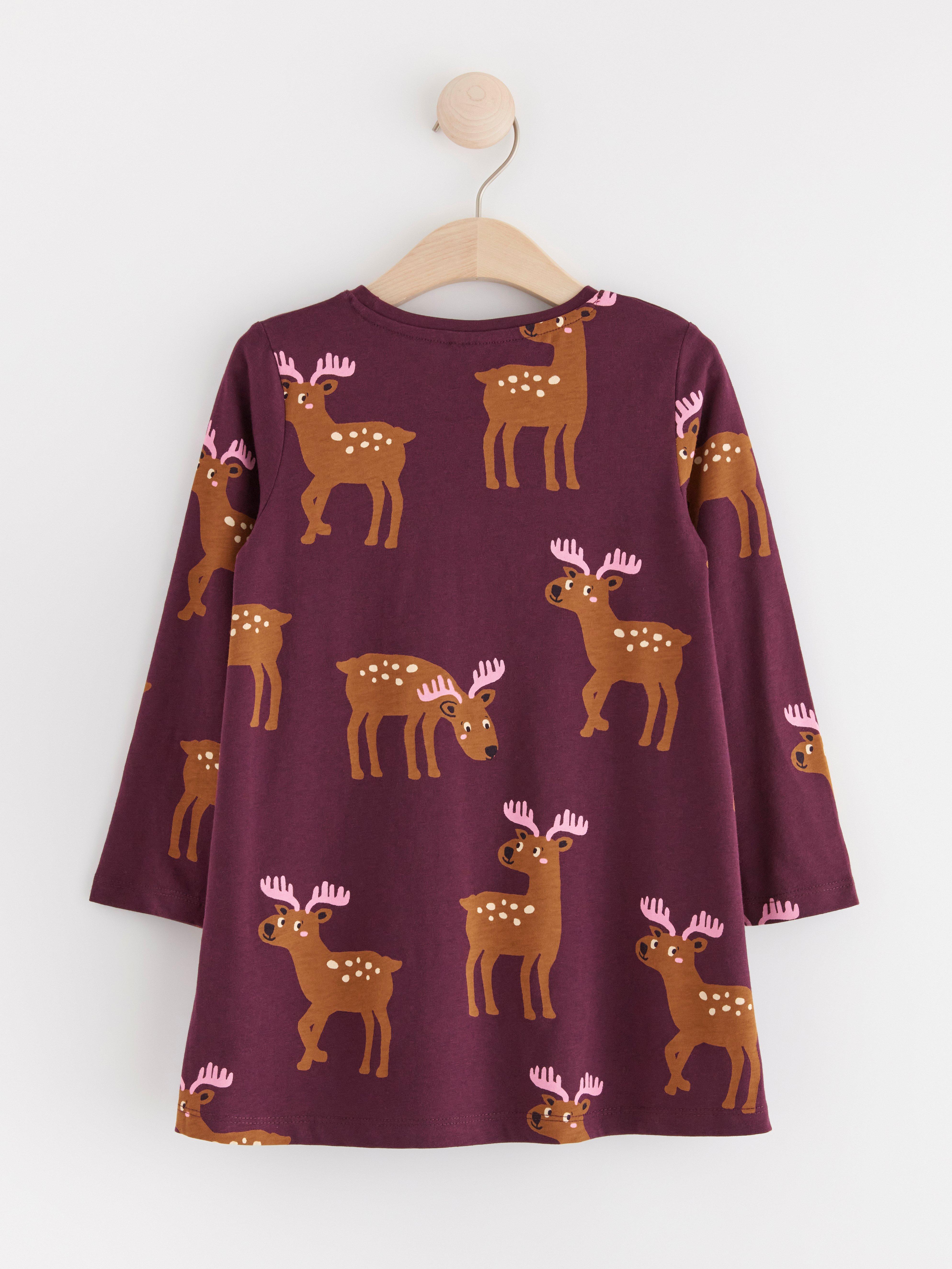 Tunic with pattern Dark Lilac