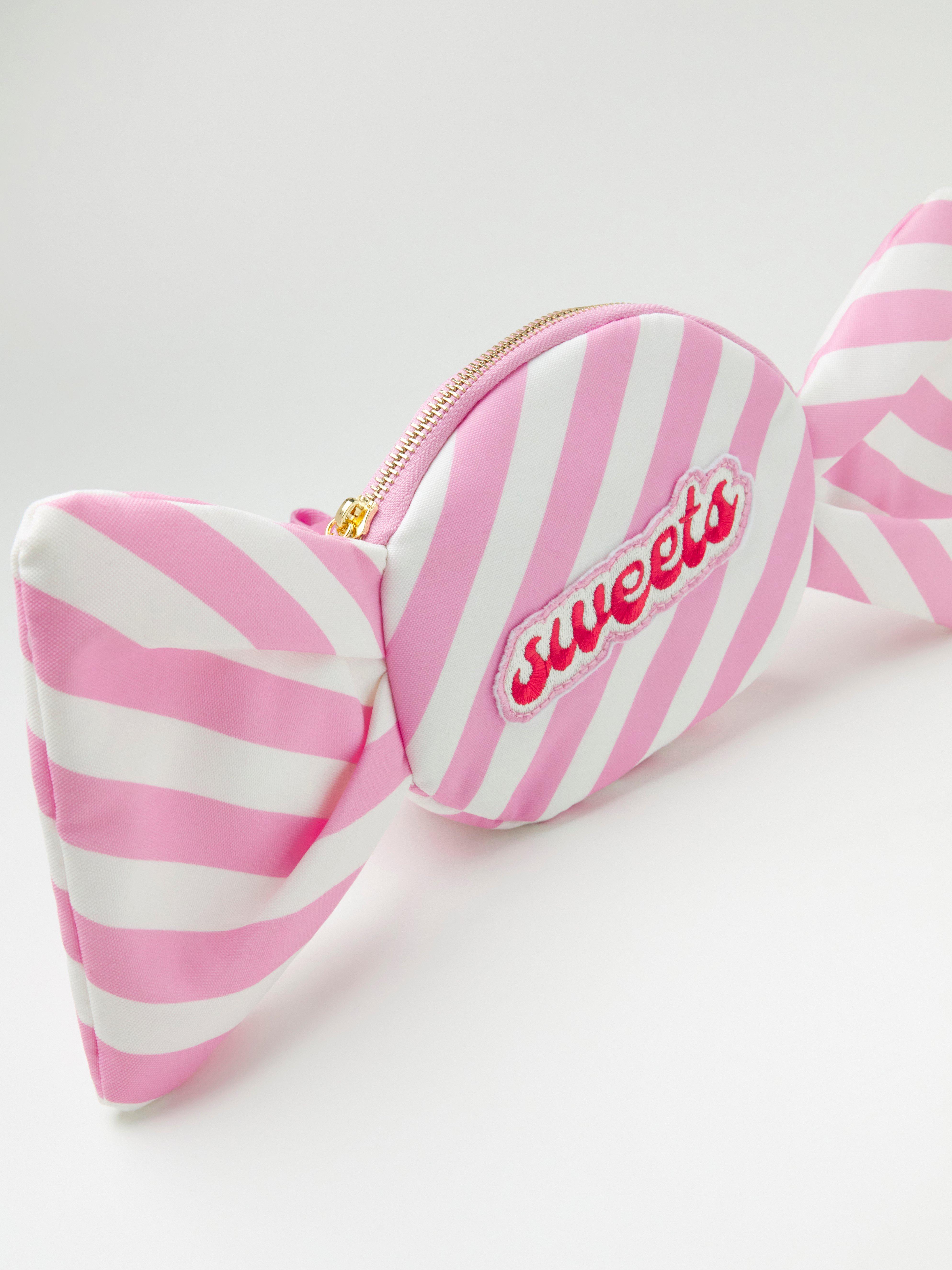 Striped candy bag Light Pink