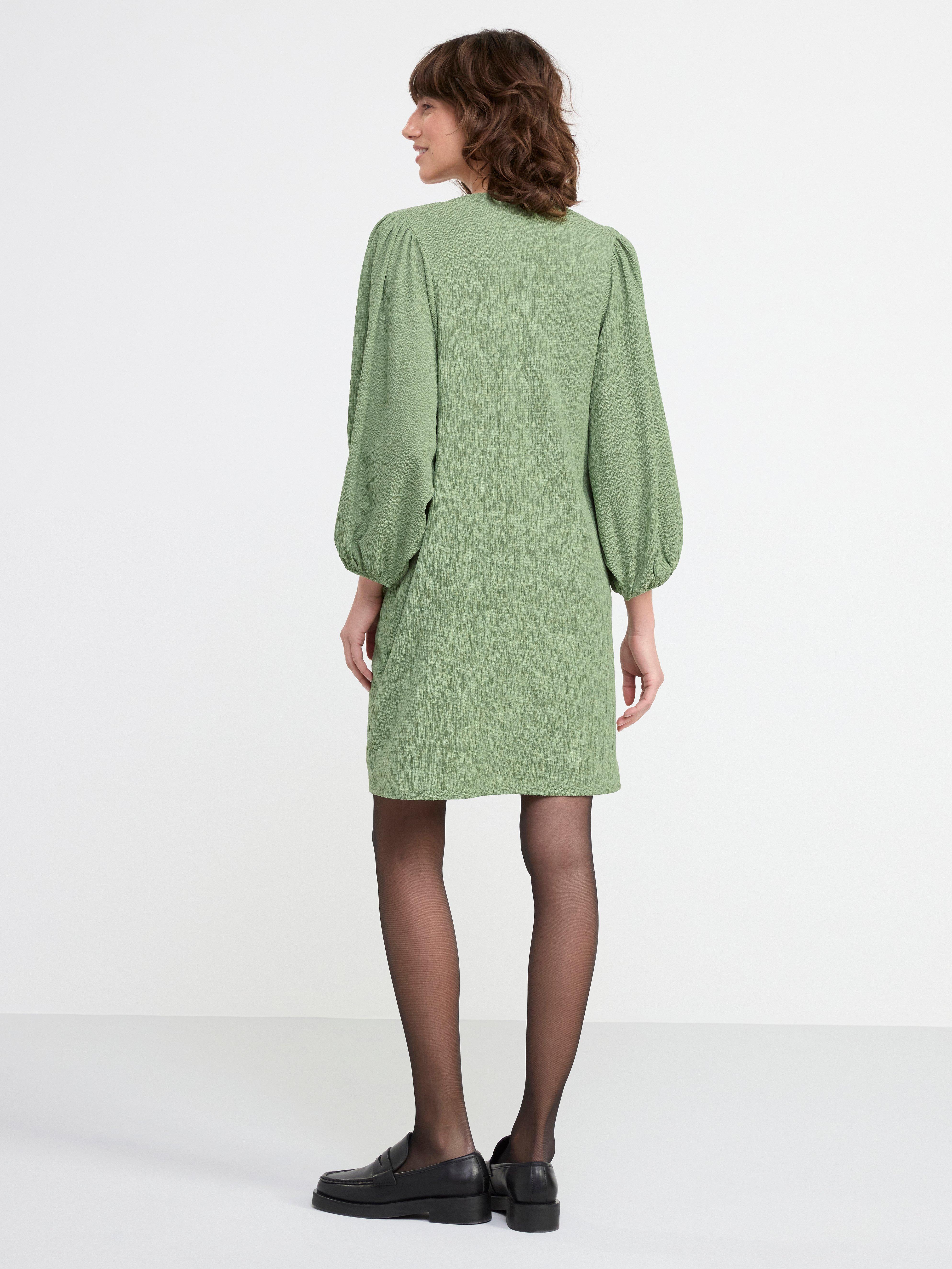 Puff sleeve tunic Light Khaki
