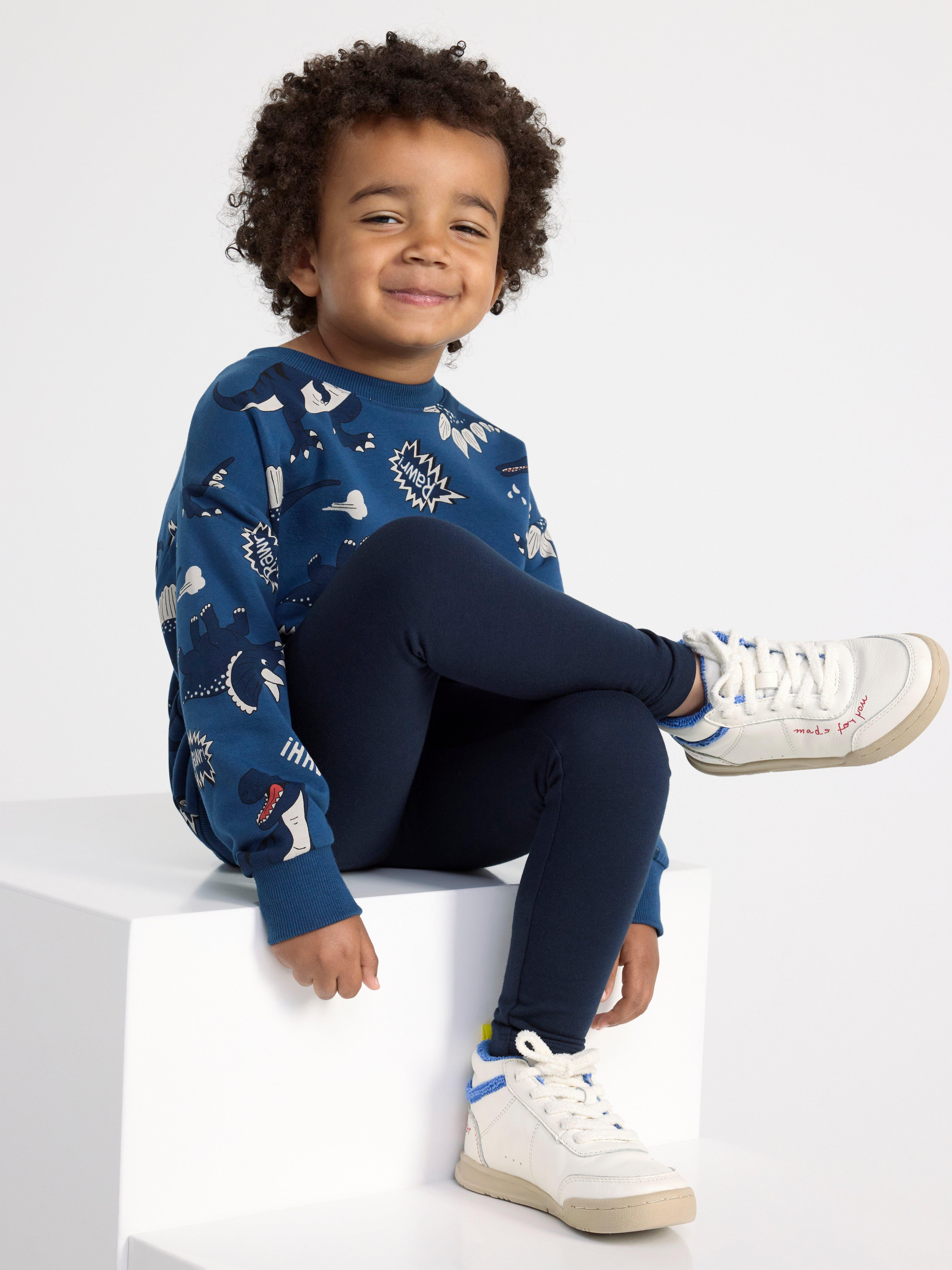 Extra durable leggings with brushed inside Dark Navy