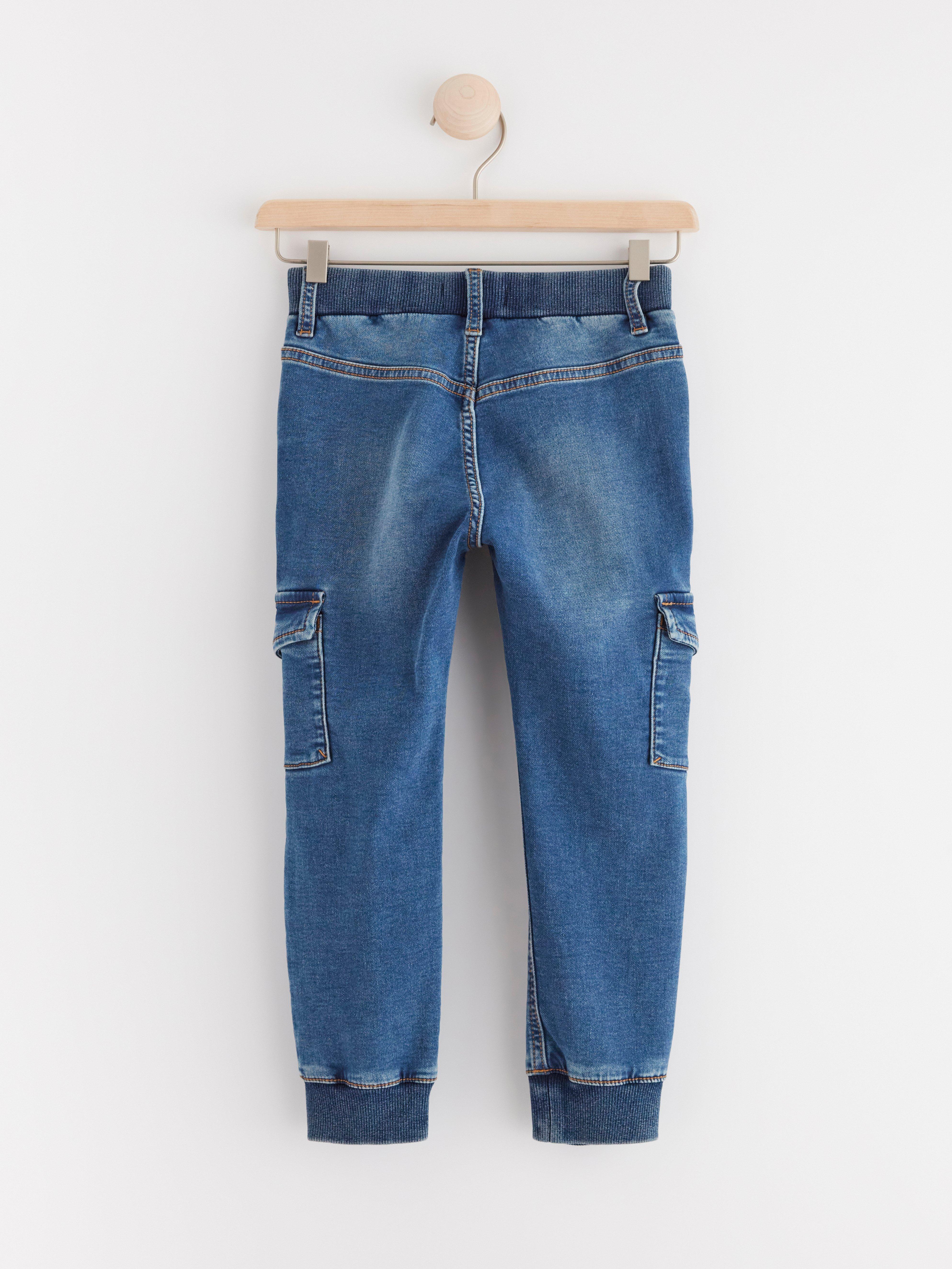 Cargo denim trousers Denim