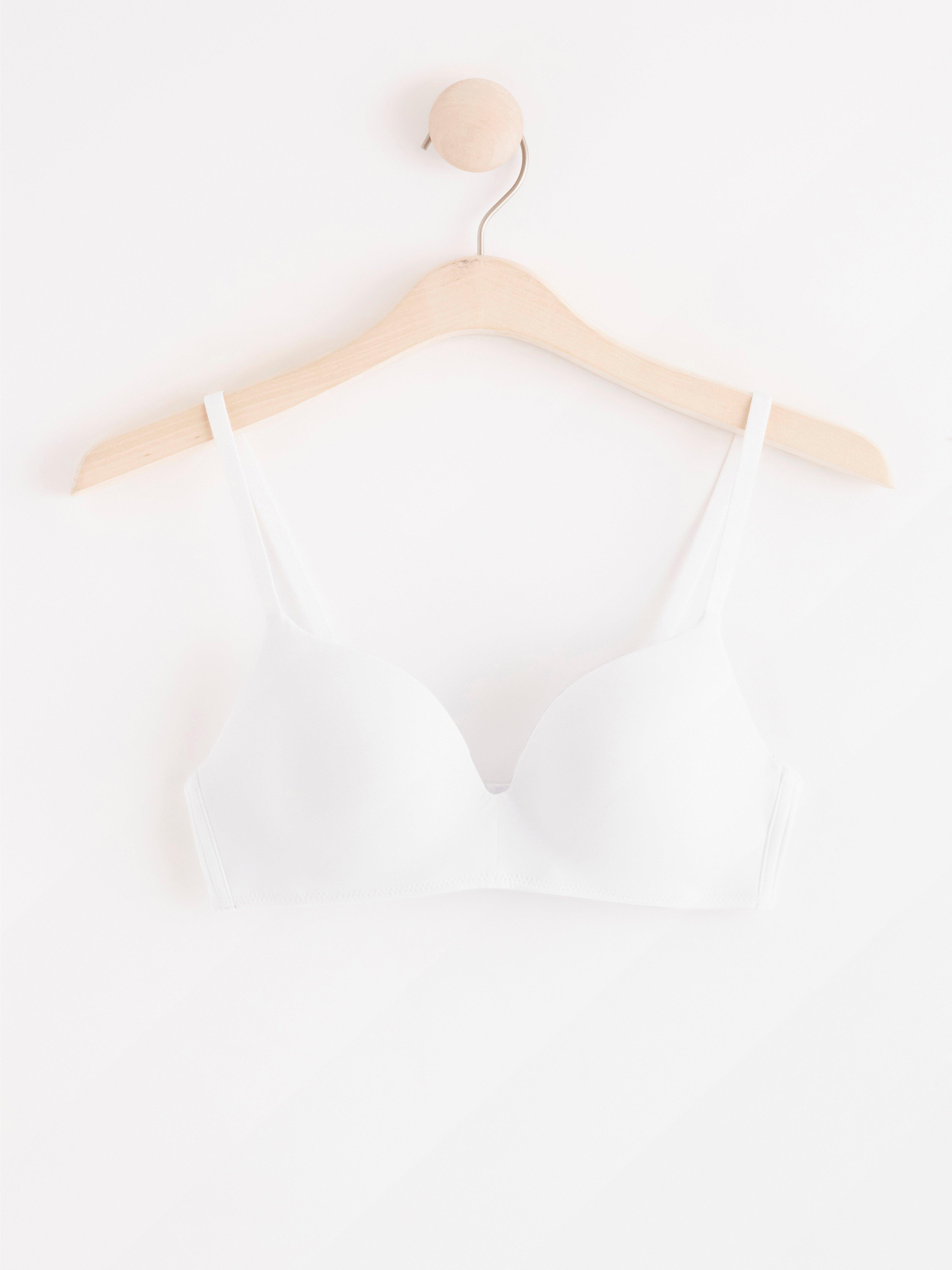 Flora wirefree bra White