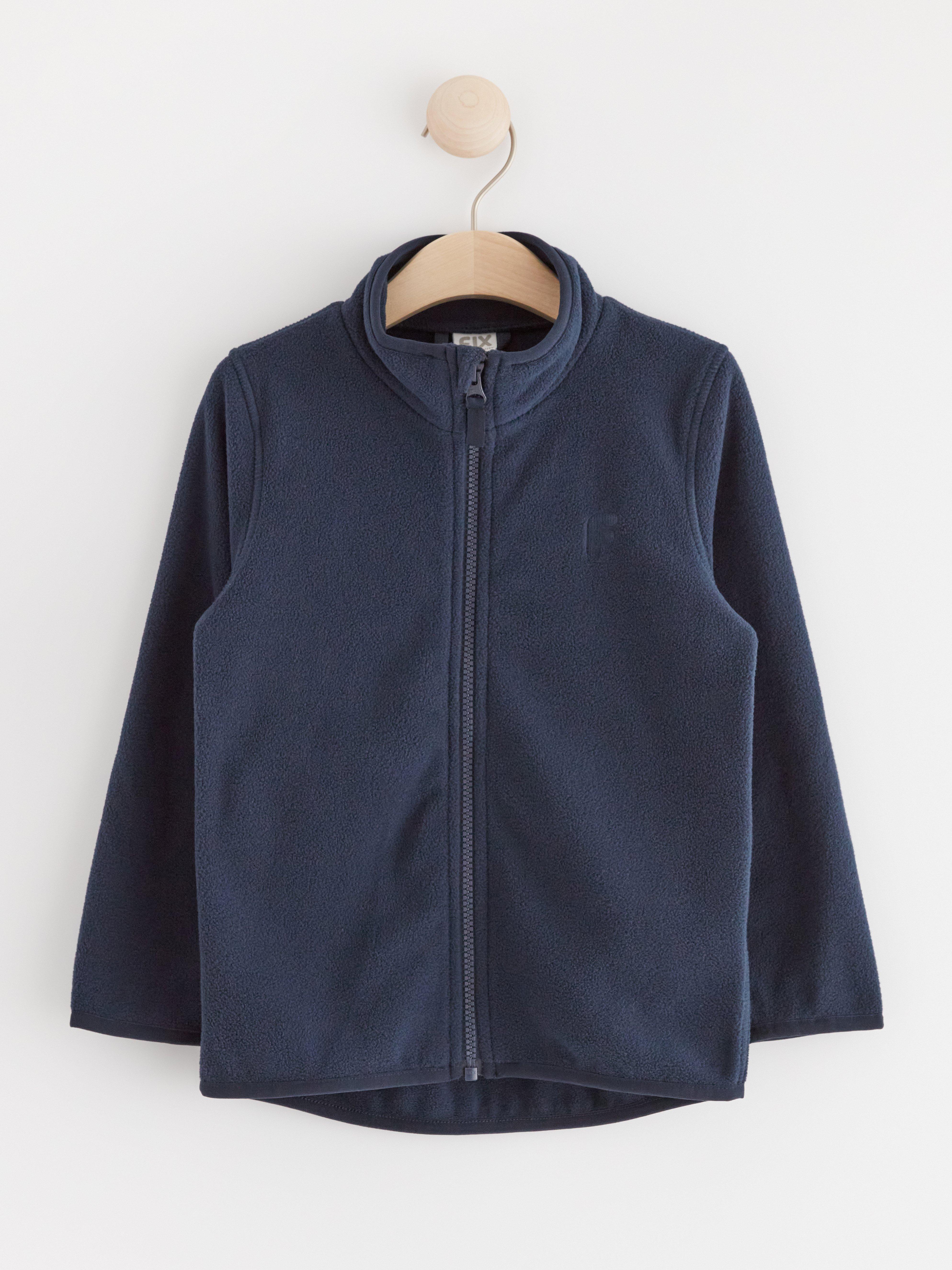 FIX Jacket in fleece Dark Navy