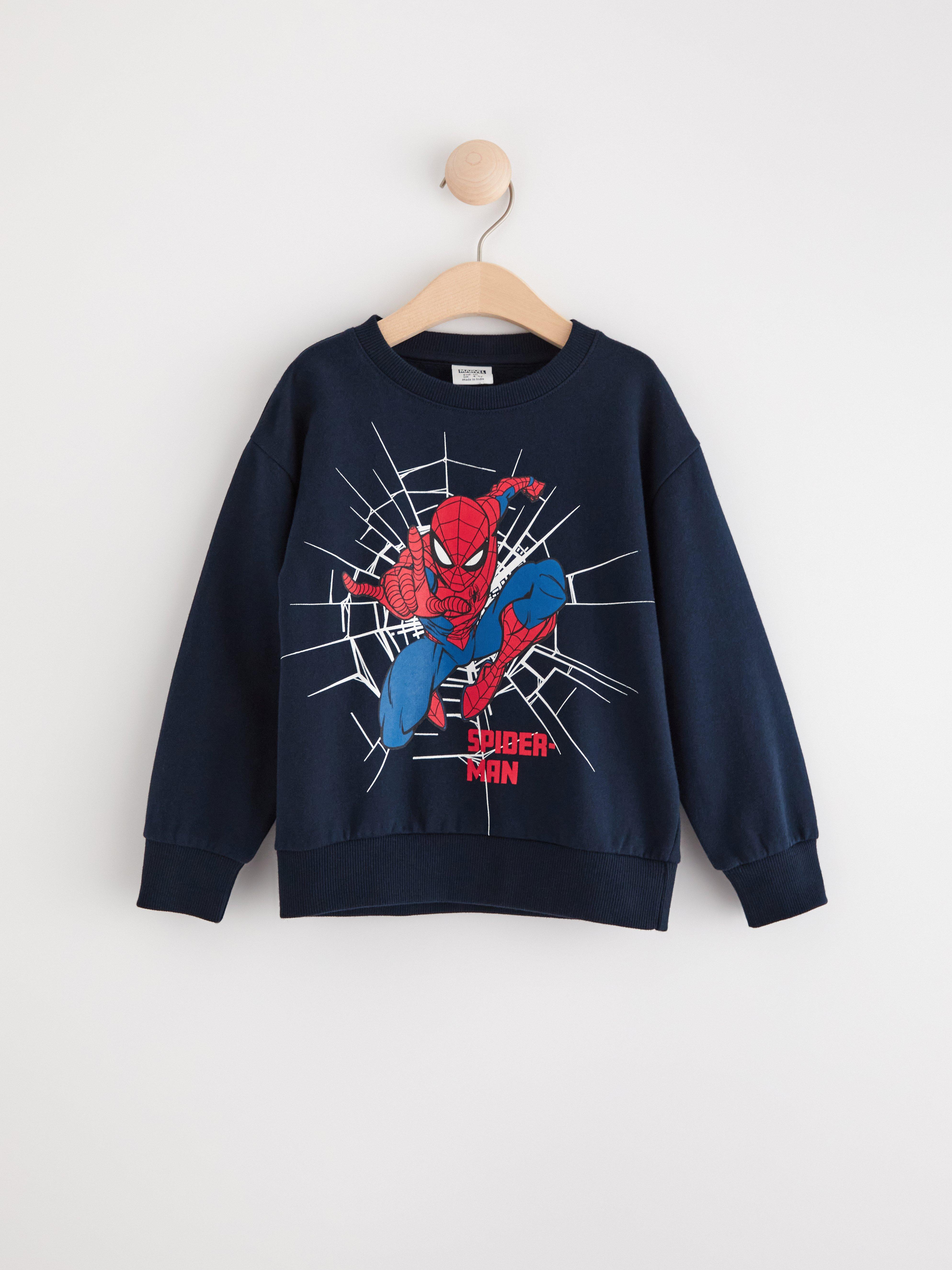 Sweatshirt with Spiderman Dark Navy
