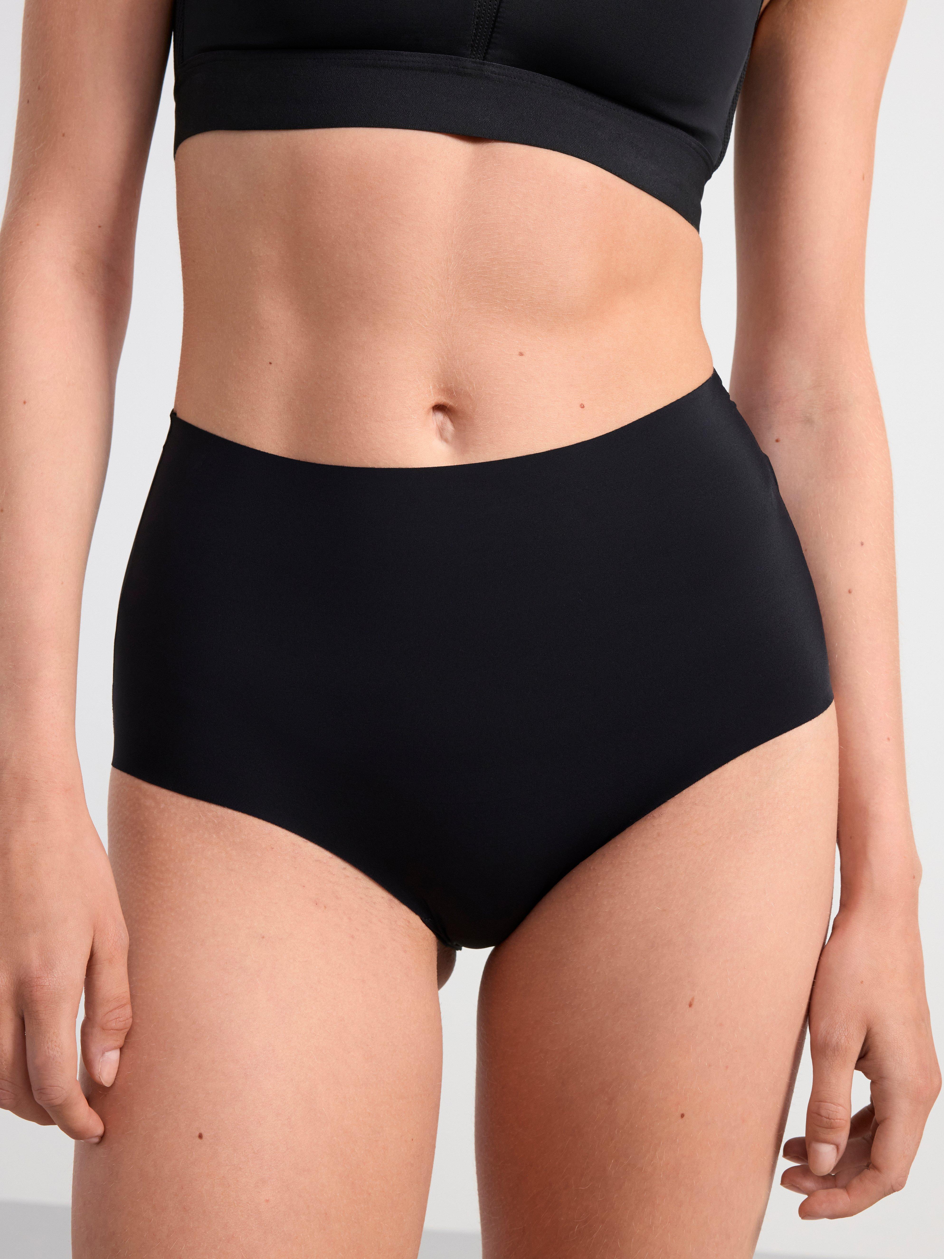 2-pack high waist briefs sport Black