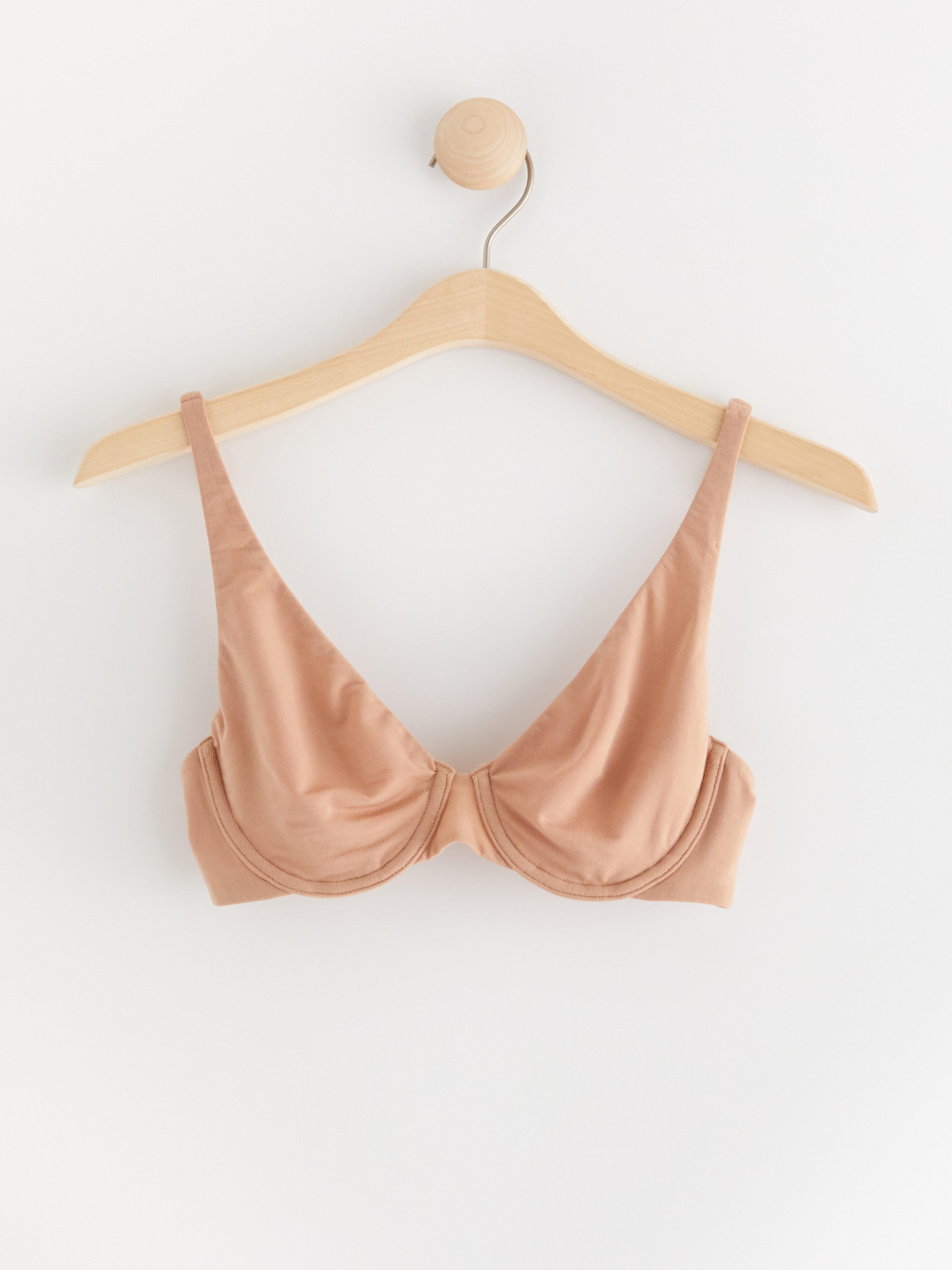 Unpadded underwire bra Beige