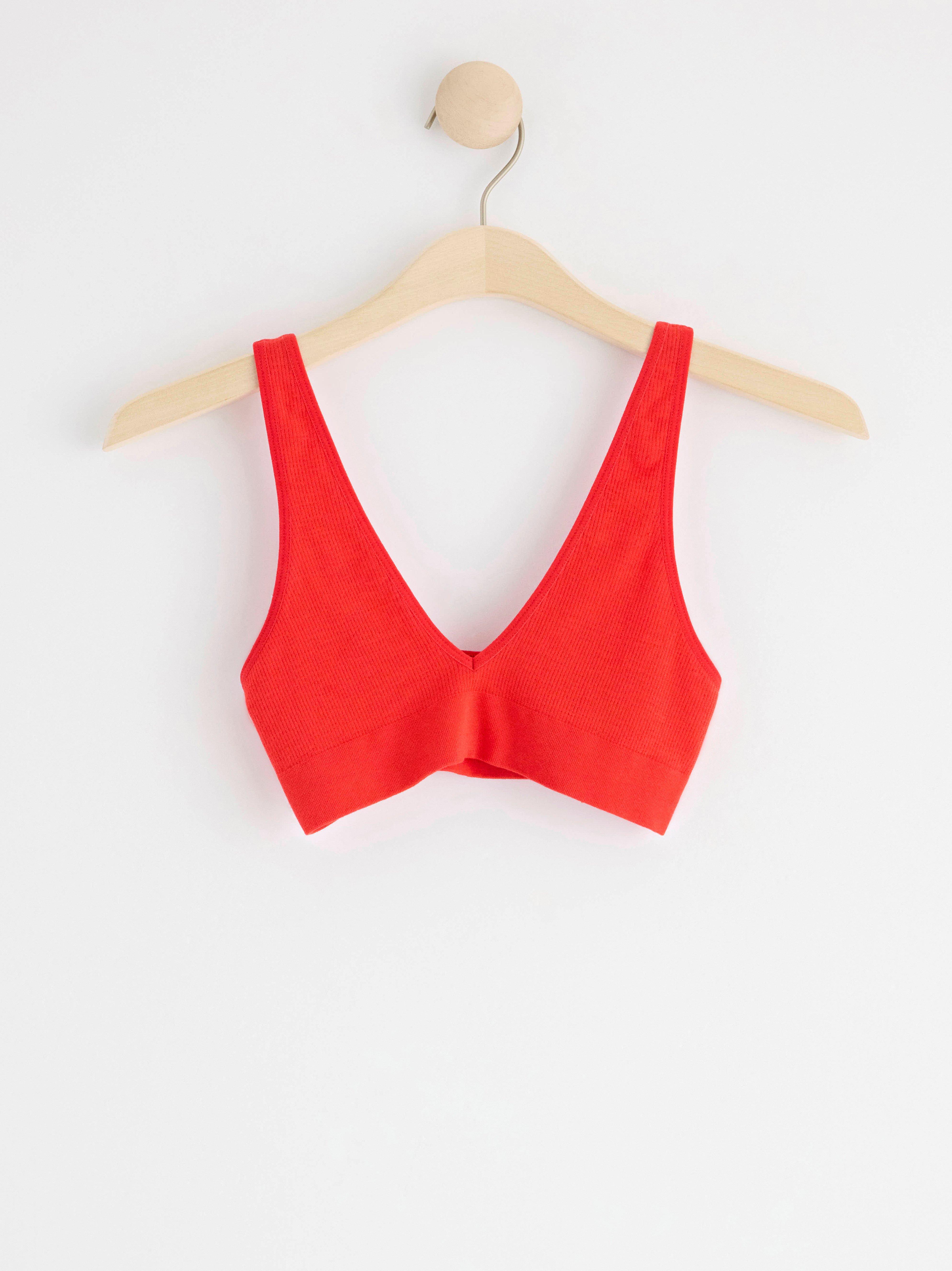 Seamless soft bra Strong Red