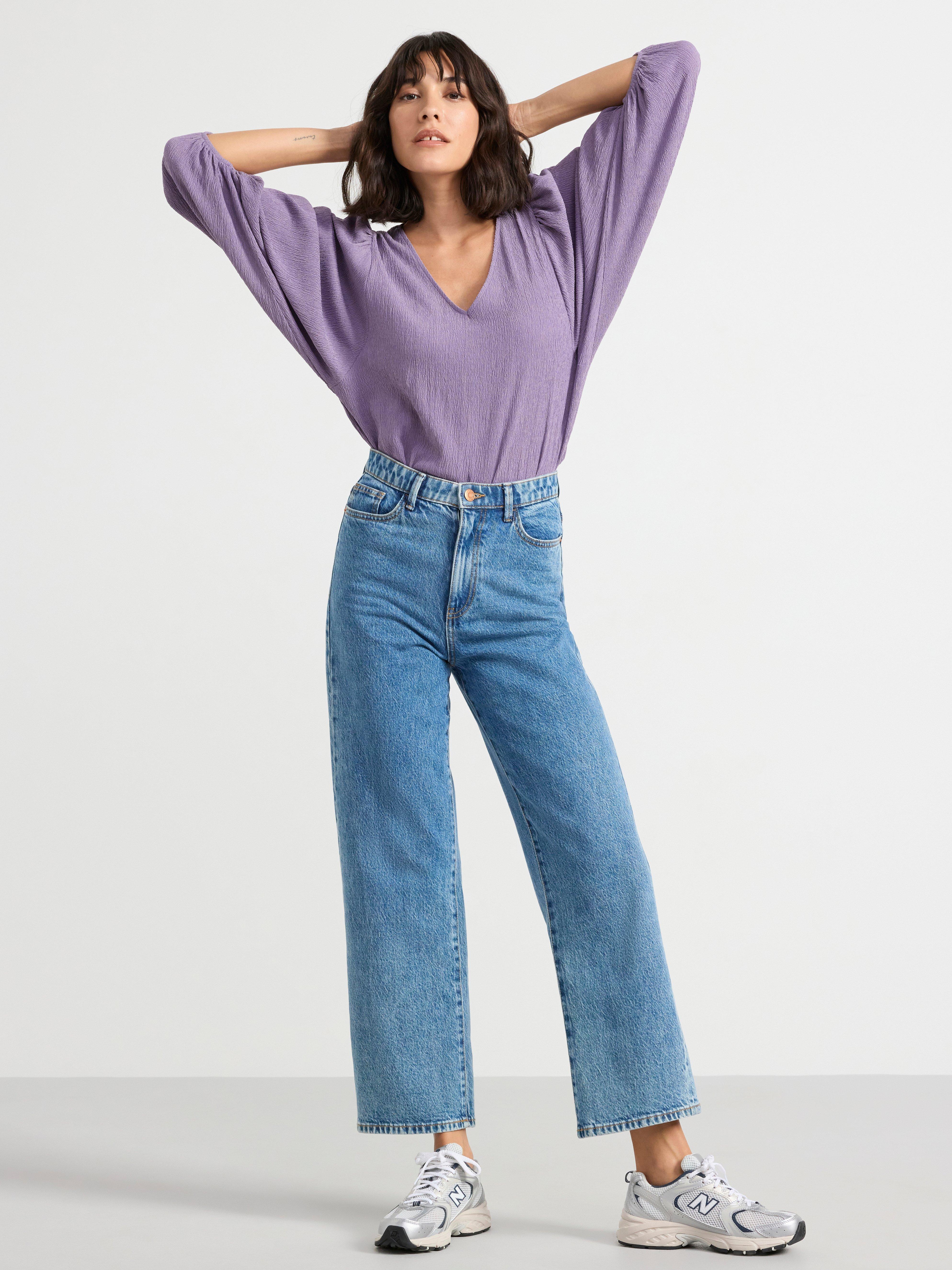Puff sleeve blouse Dusty Lilac