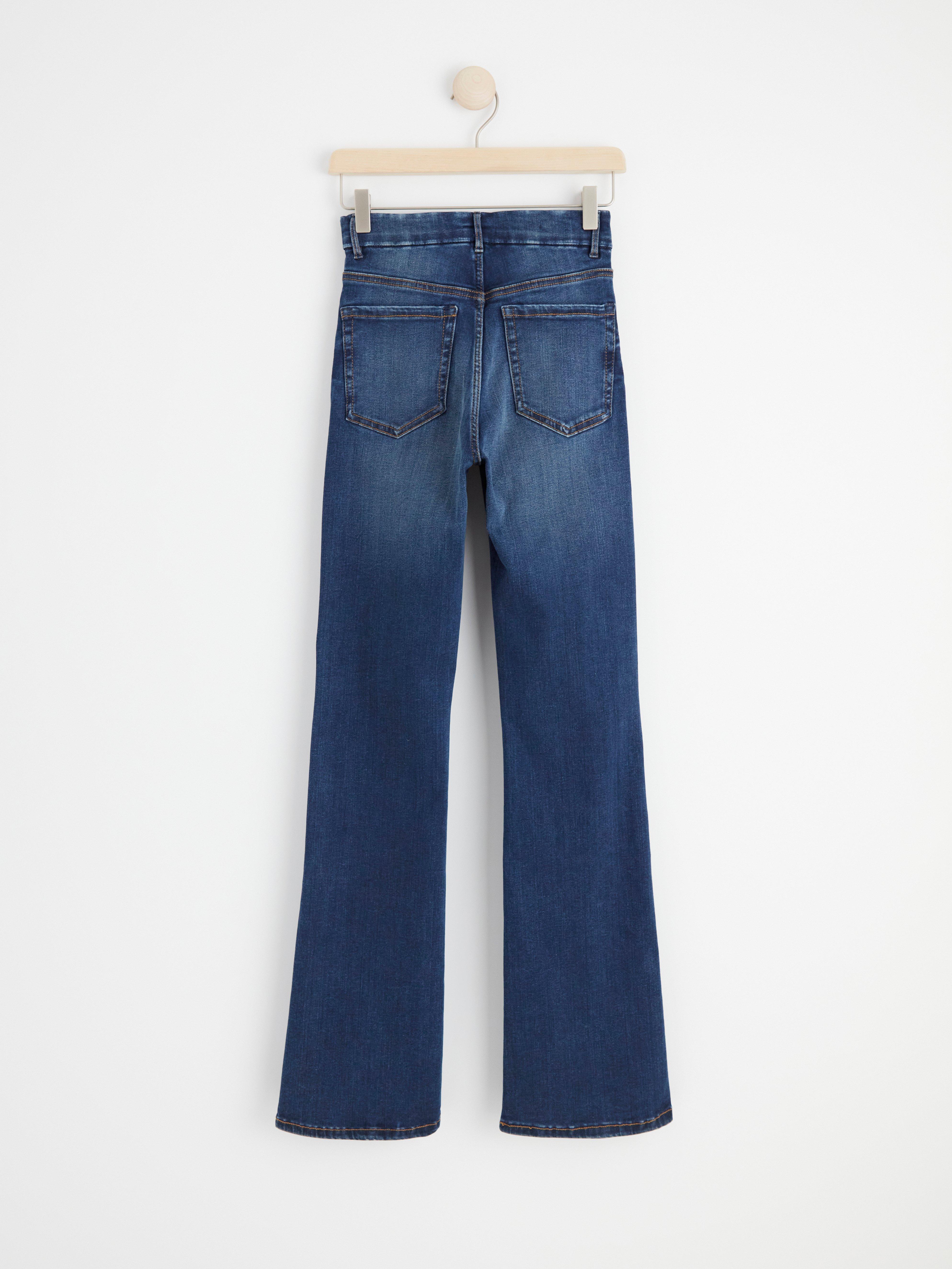 MIRA Curve super stretch flared jeans Denim blue