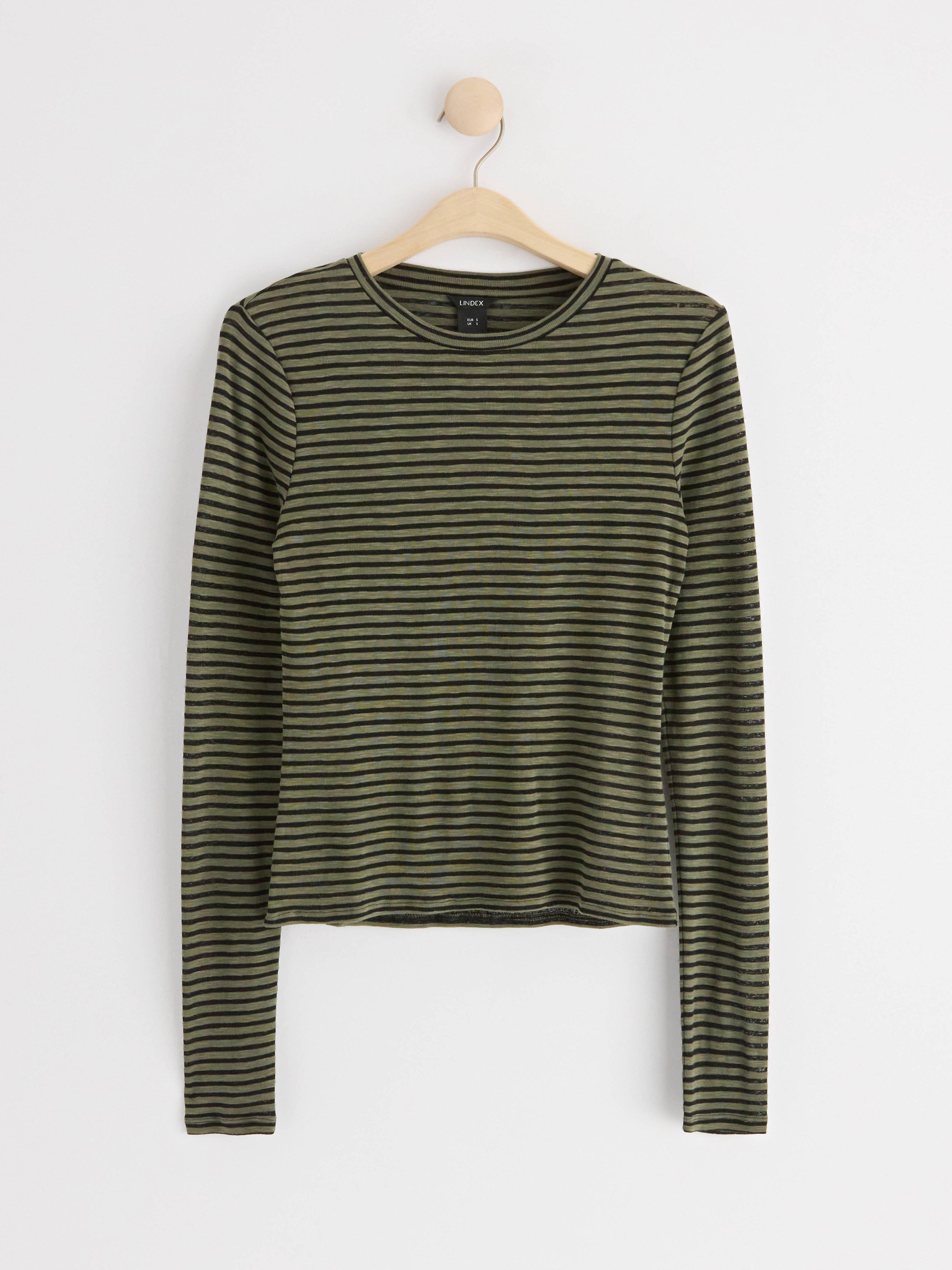 Long sleeve top Dark green