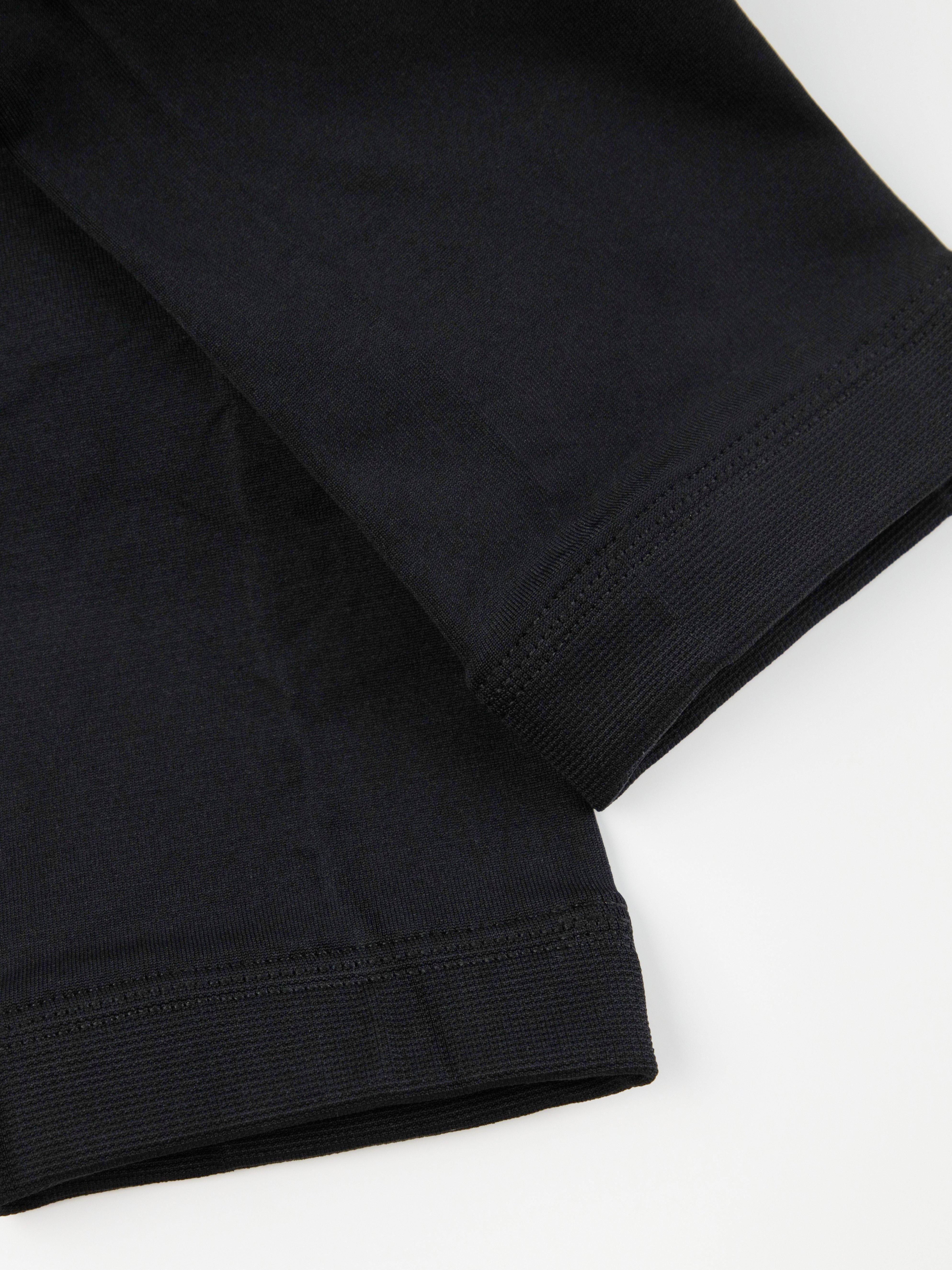 Leggings with brushed inside Black