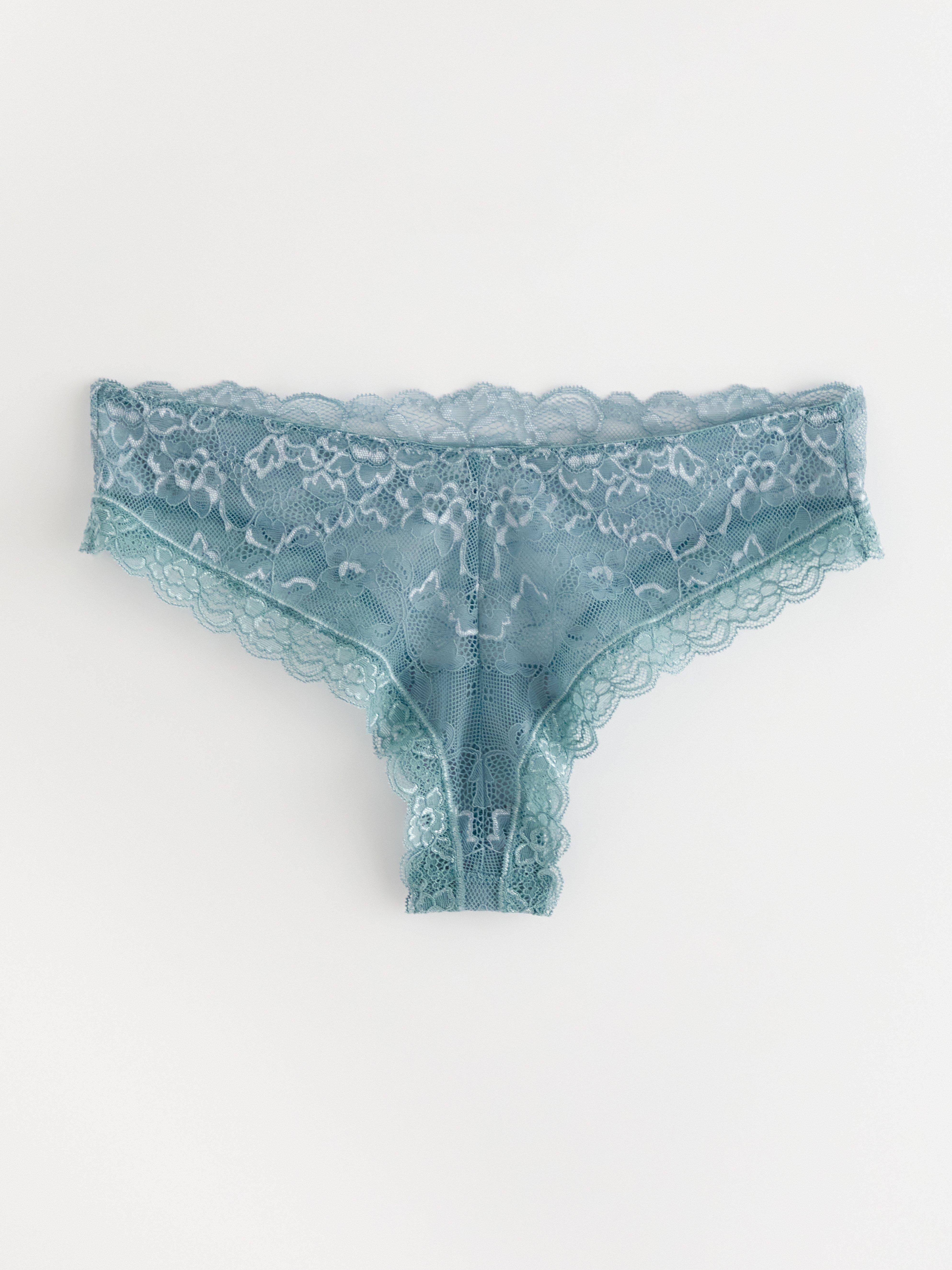 Brazilian briefs regular waist Dusty Blue