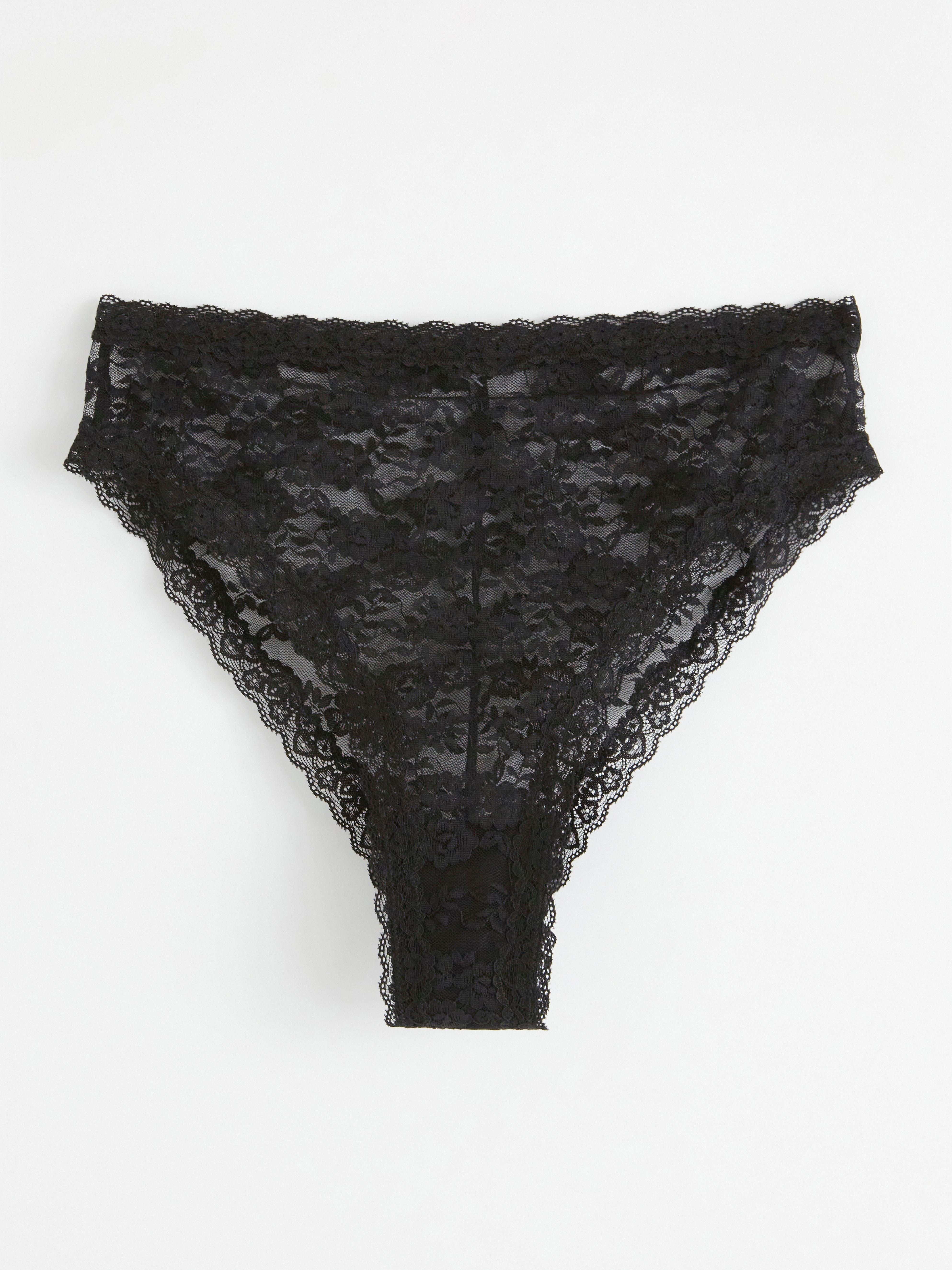 Brazilian briefs high waist Black