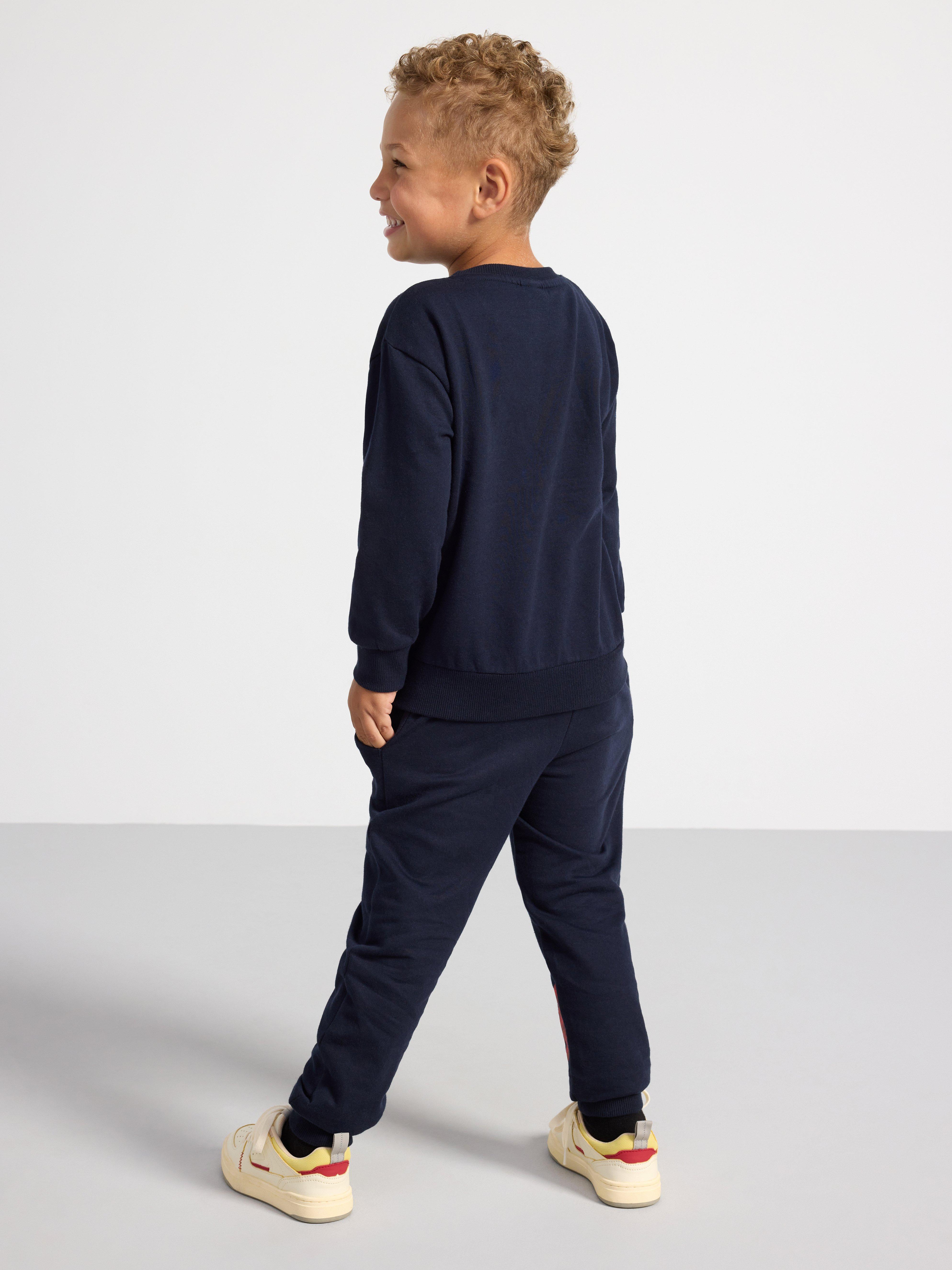 Sweatshirt with Spiderman Dark Navy