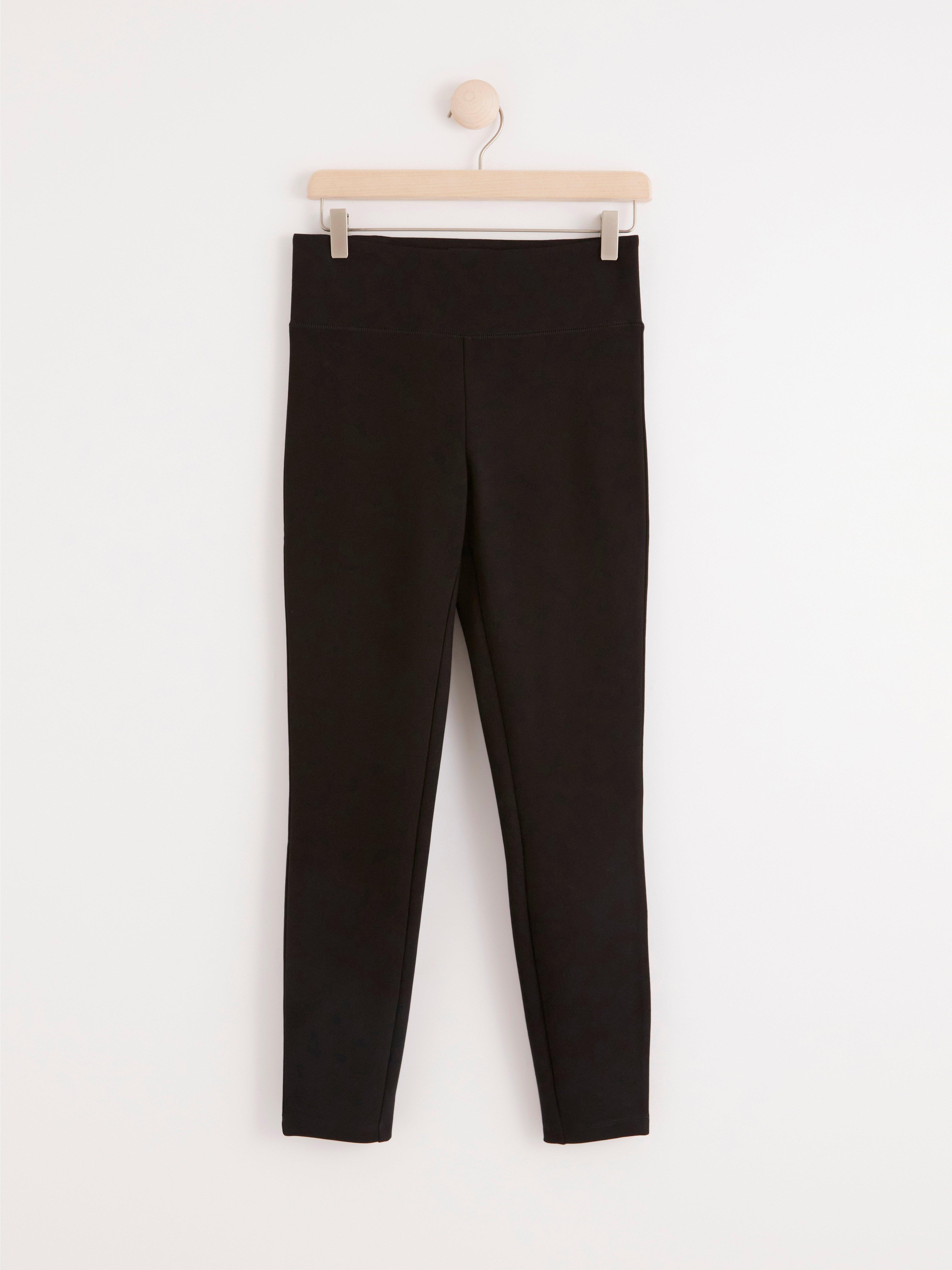 High waist Punto leggings Black