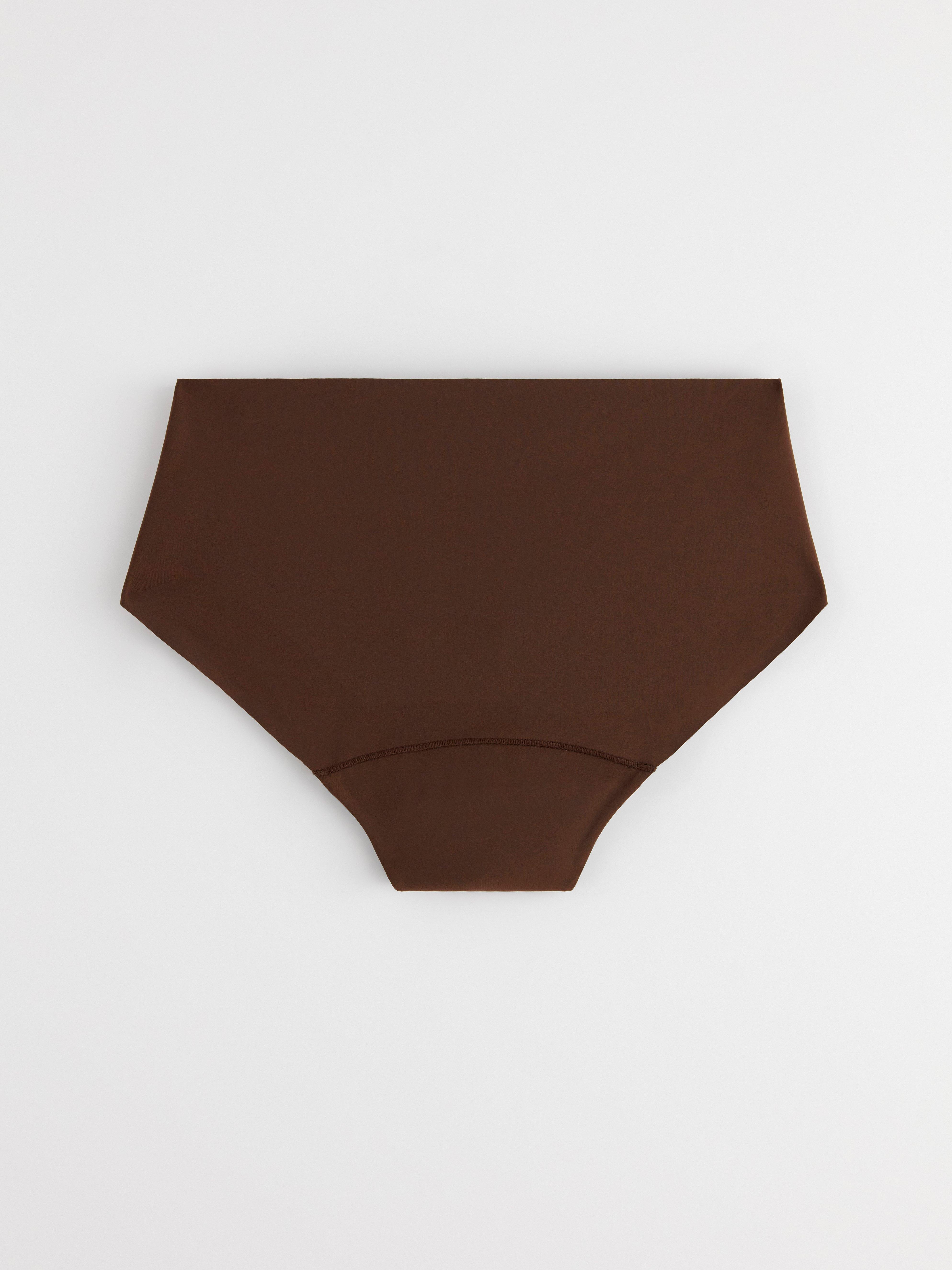 Engineered Hiphugger Period Proof – Period Panty High Absorbency DK Brown