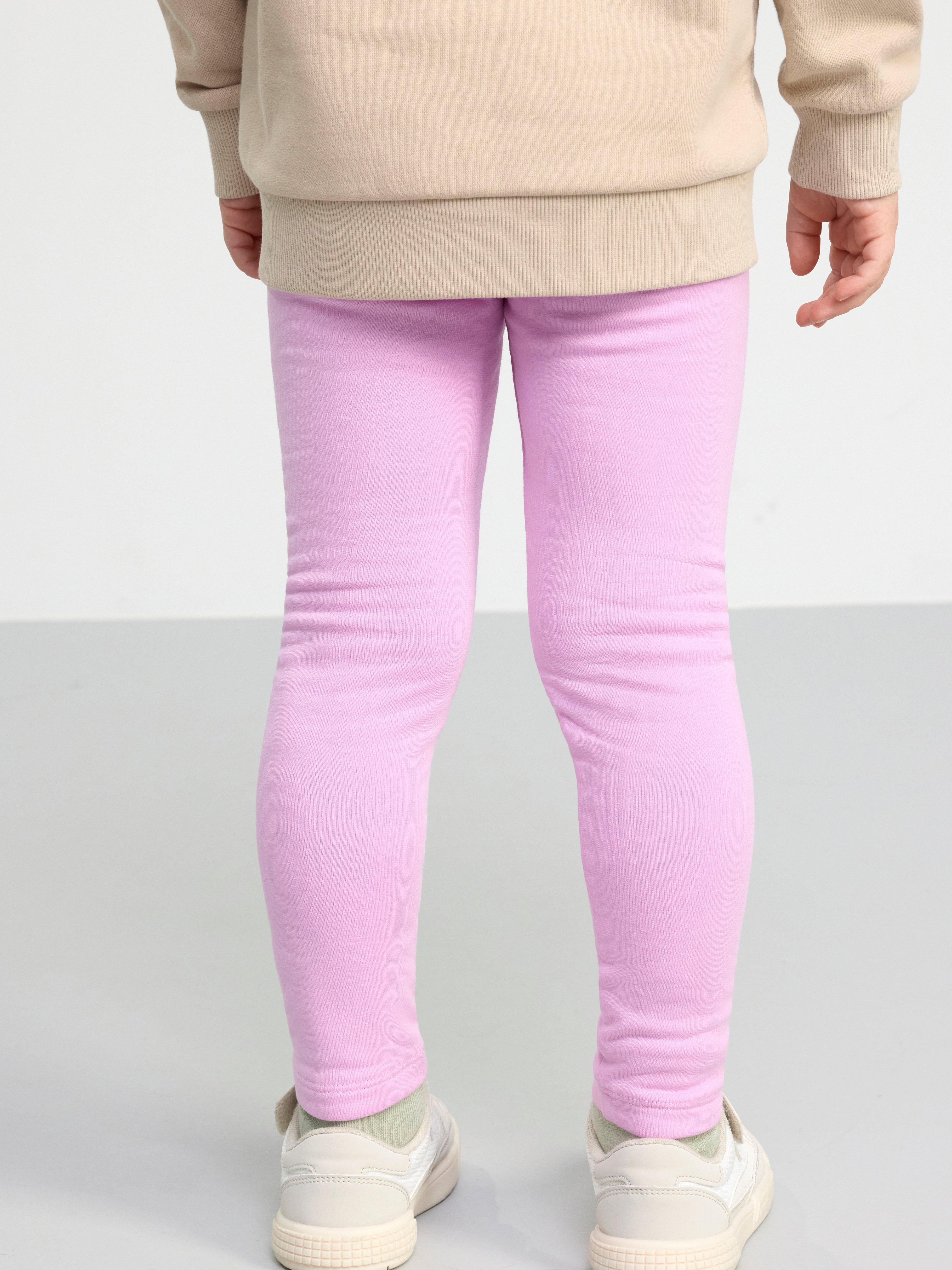Leggings with brushed inside Light Lilac