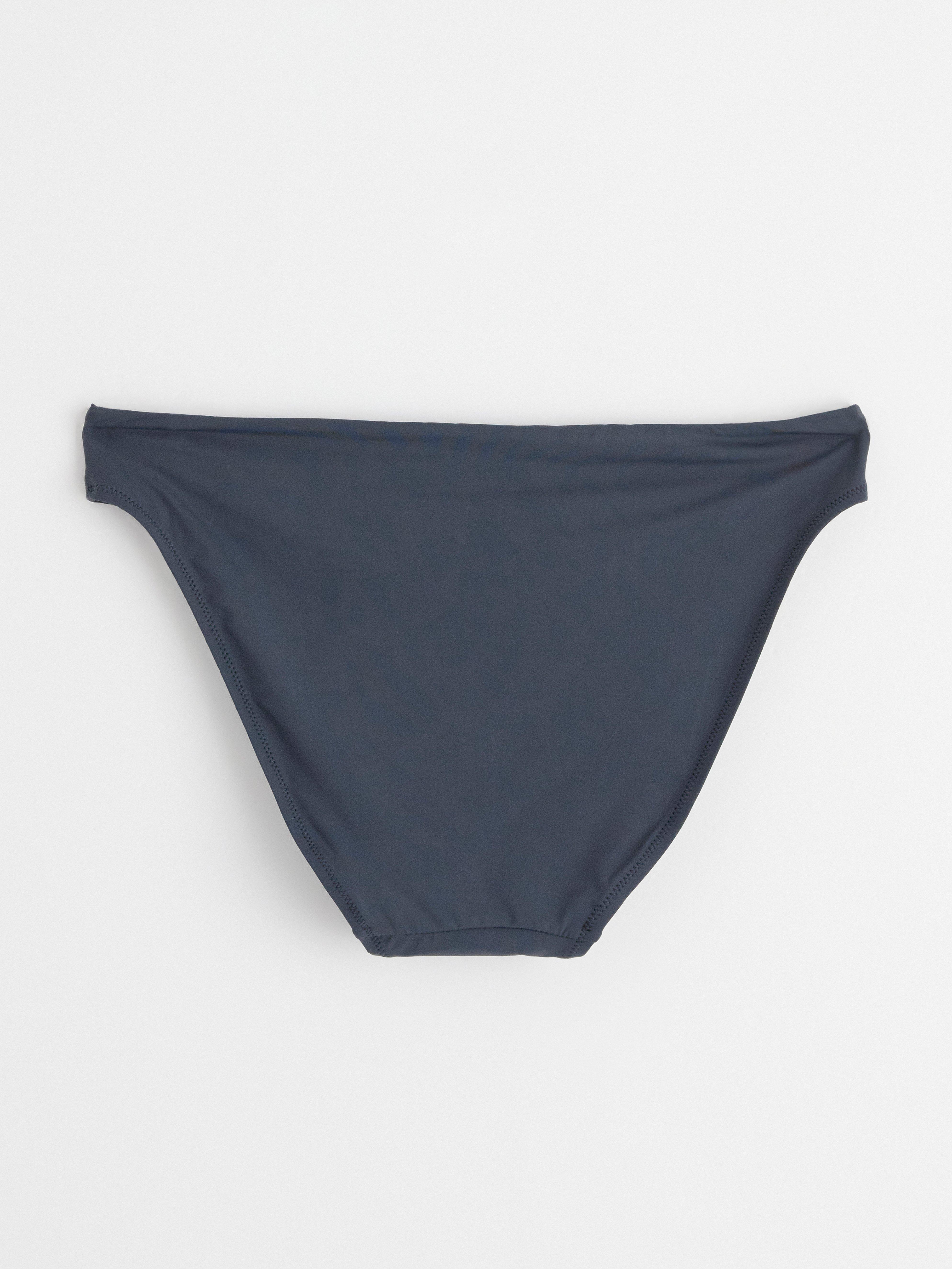 Regular waist bikini bottom Dark Blue
