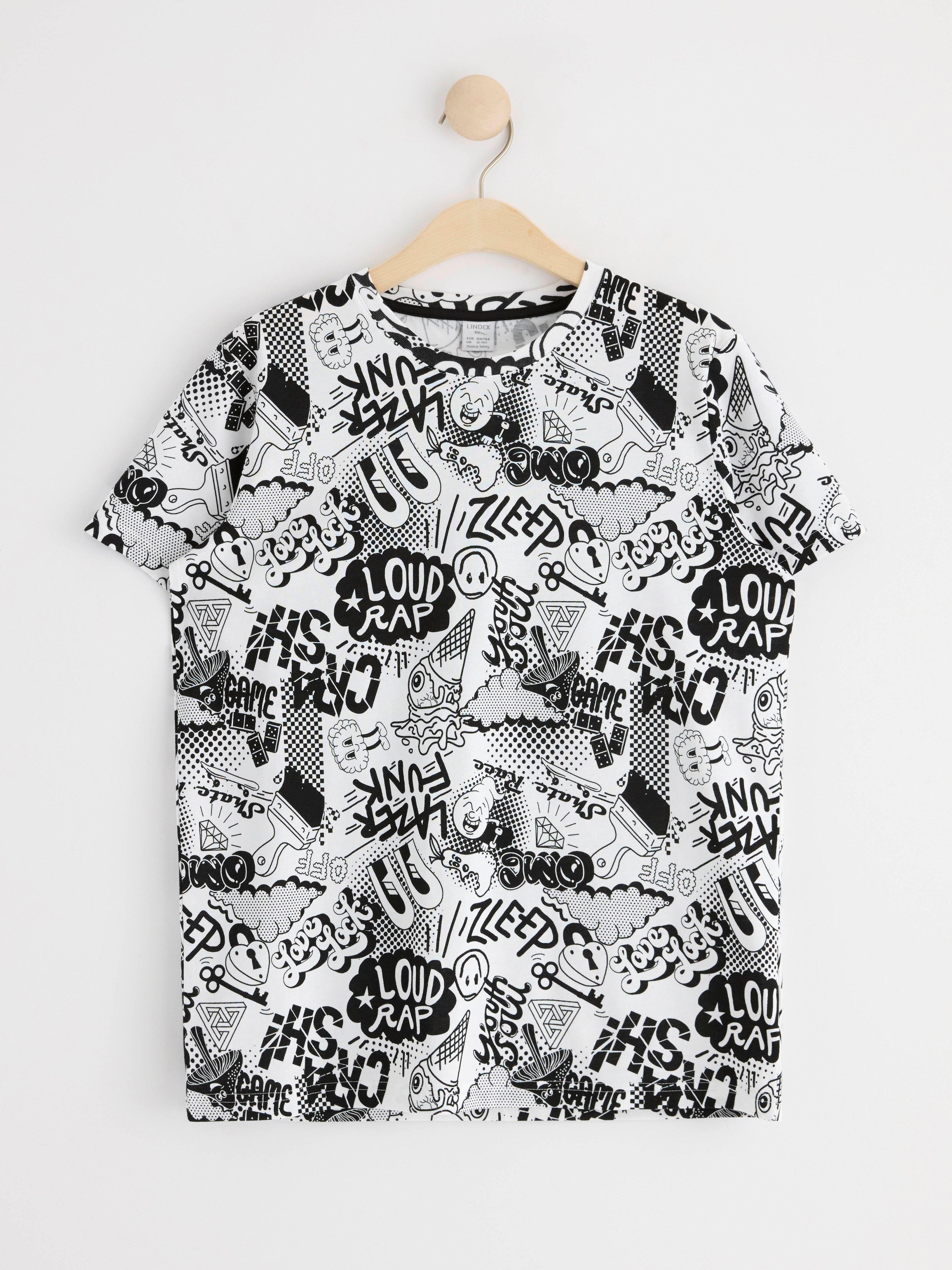 T-shirt with cartoon print Off White
