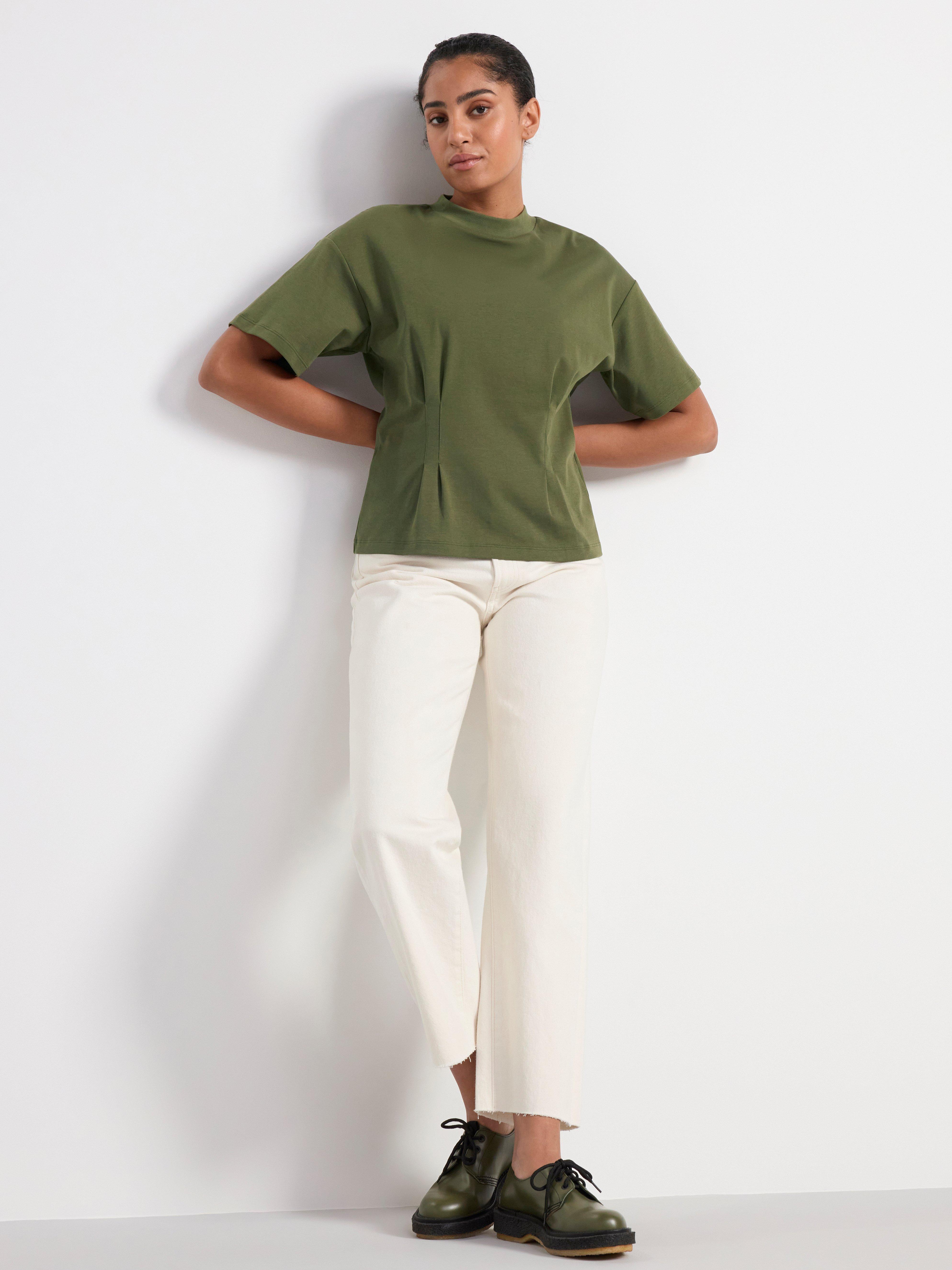 Short sleeve top Khaki