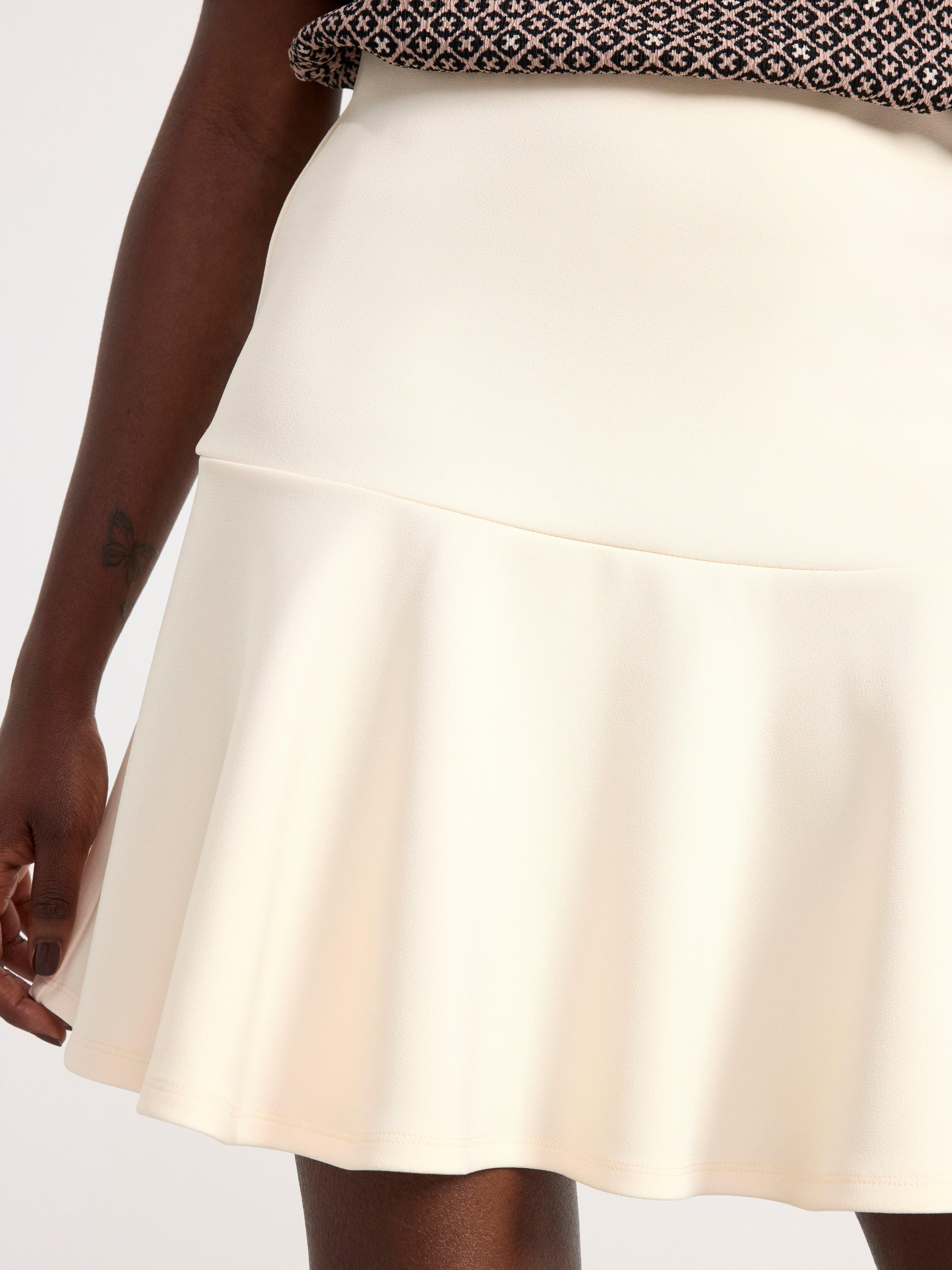 Mini skirt Dusty White