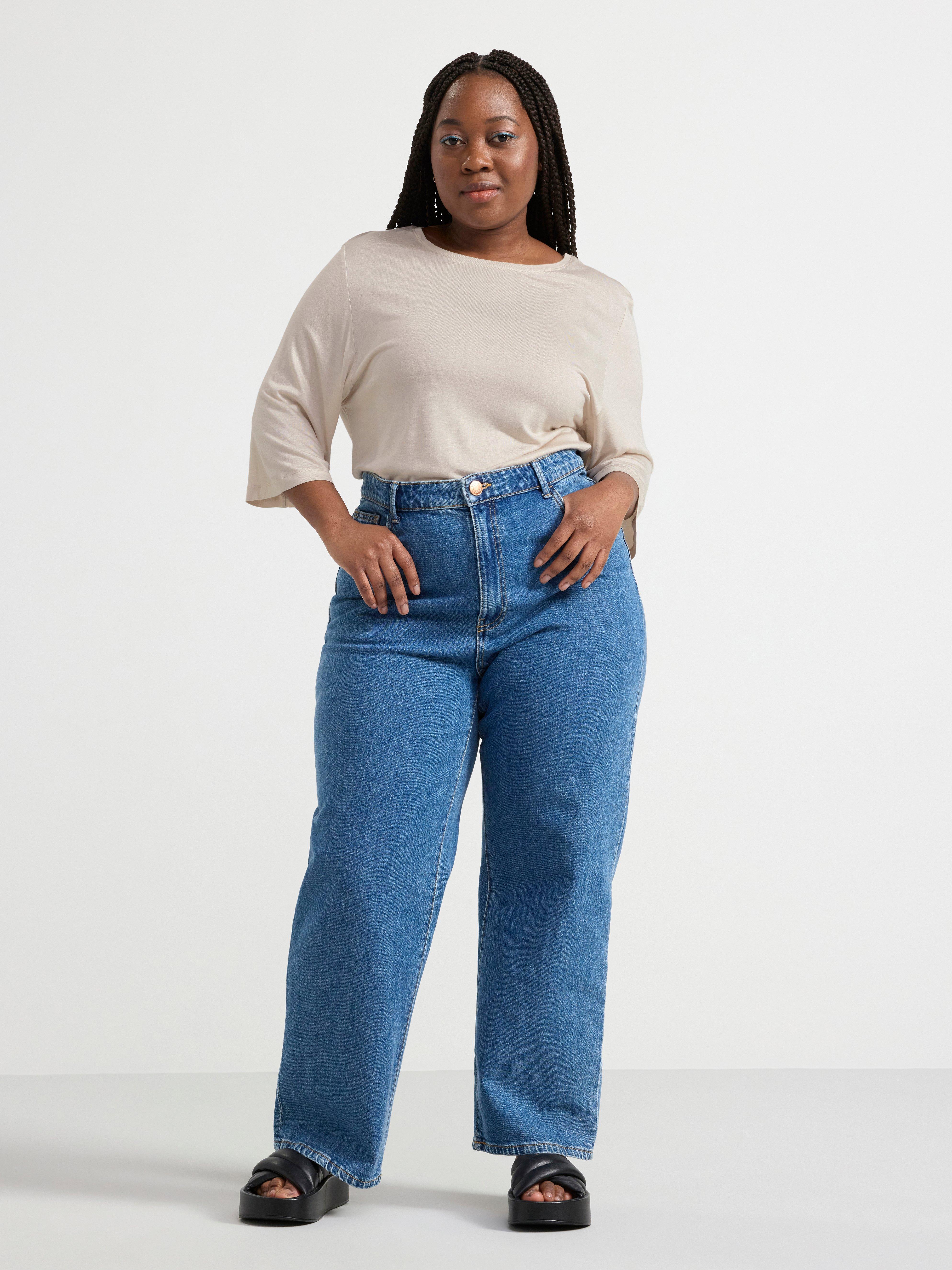 Three quarter sleeve top Light Beige