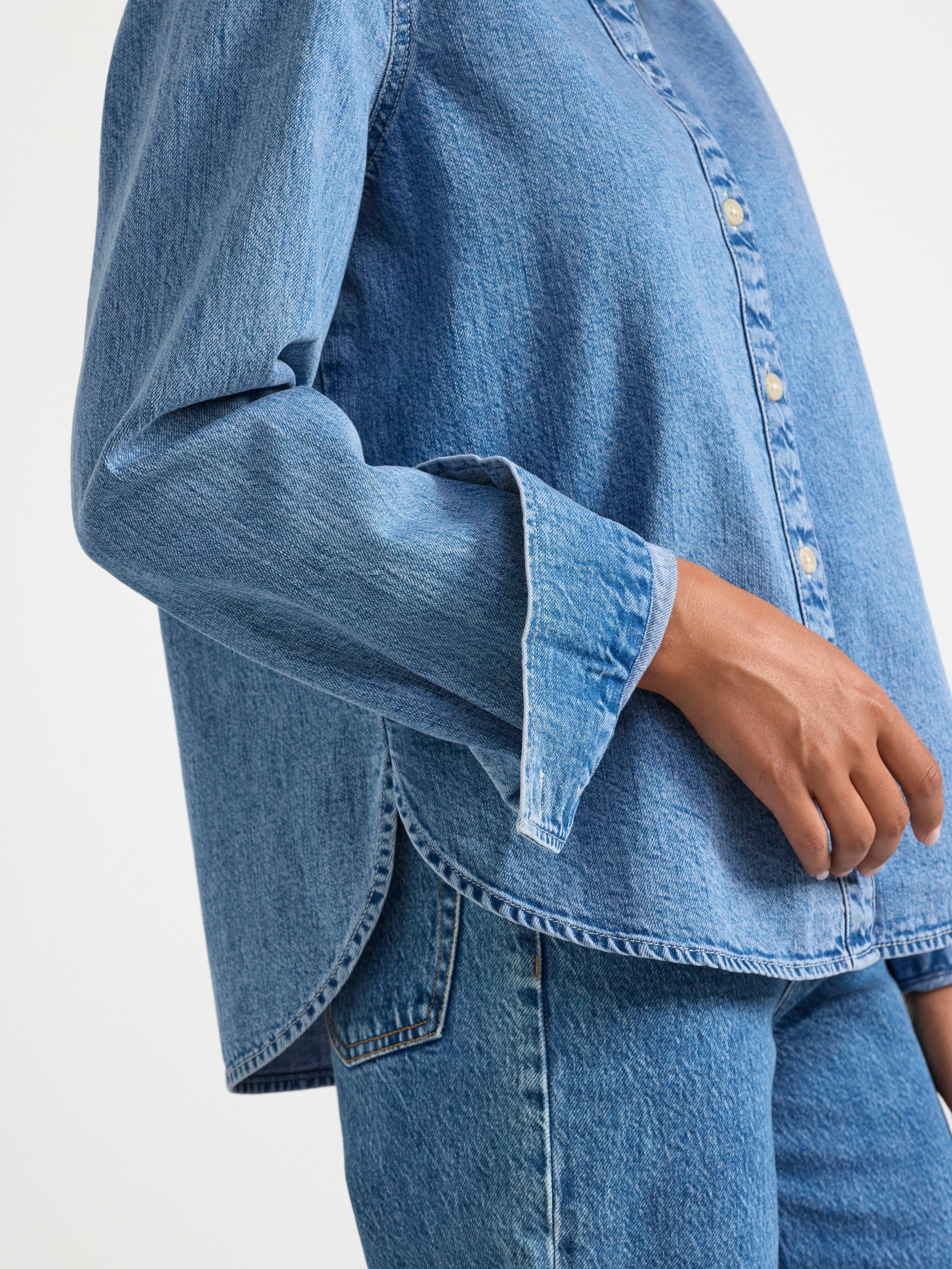 Denim shirt blue