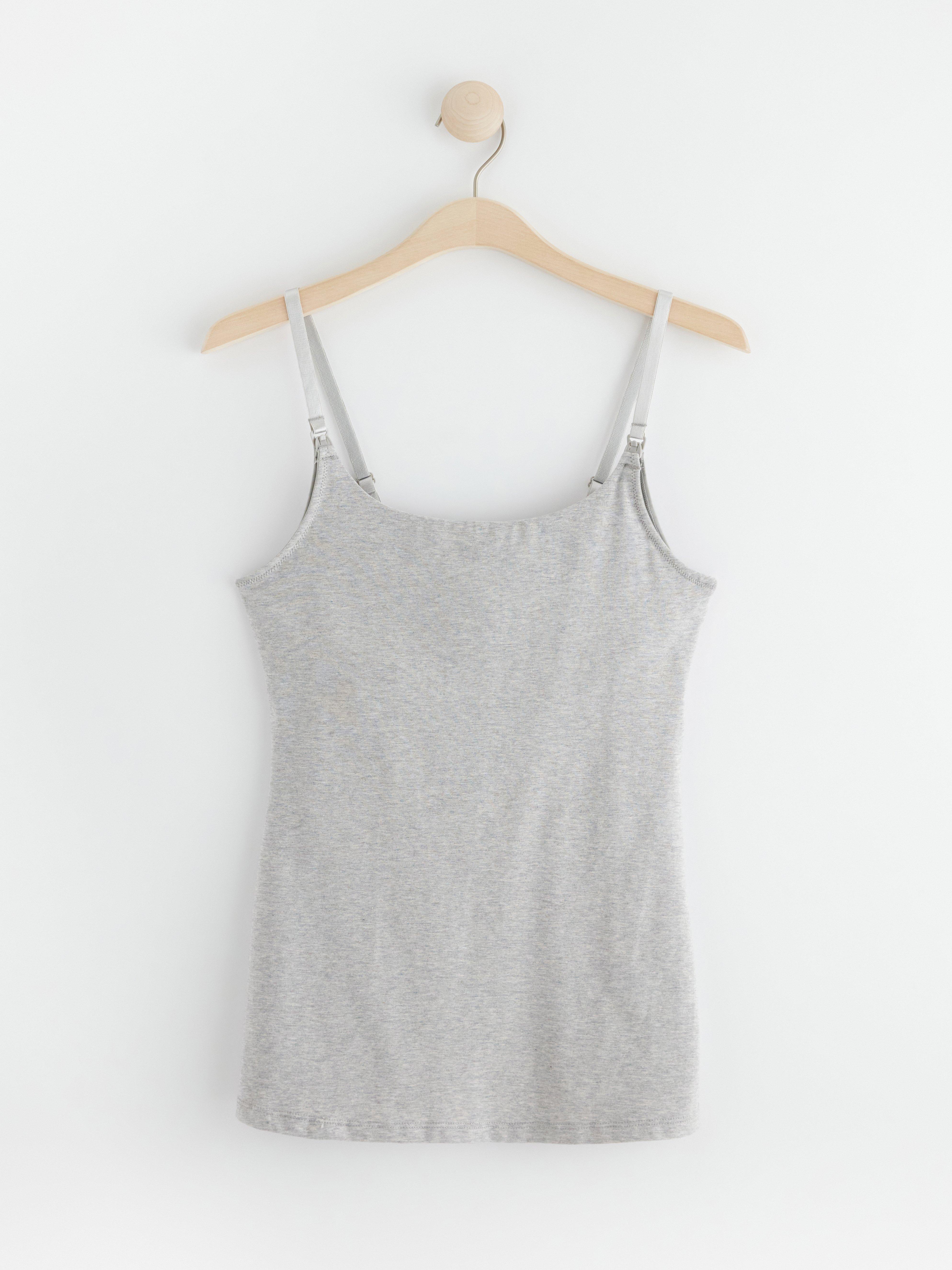 MOM Nursing camisole Grey Melange