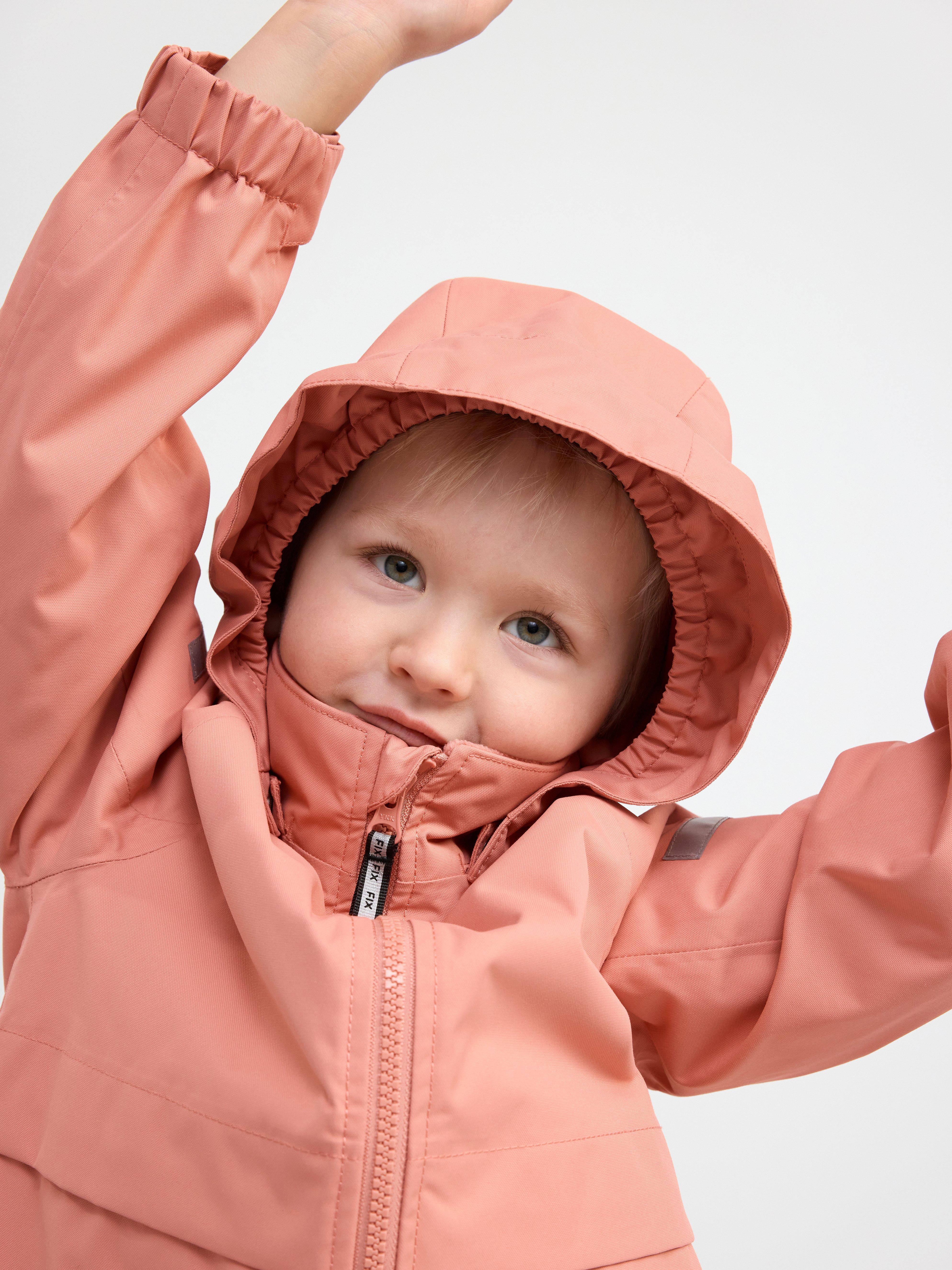 FIX Shell jacket with adjustable sleeves Dusty Coral