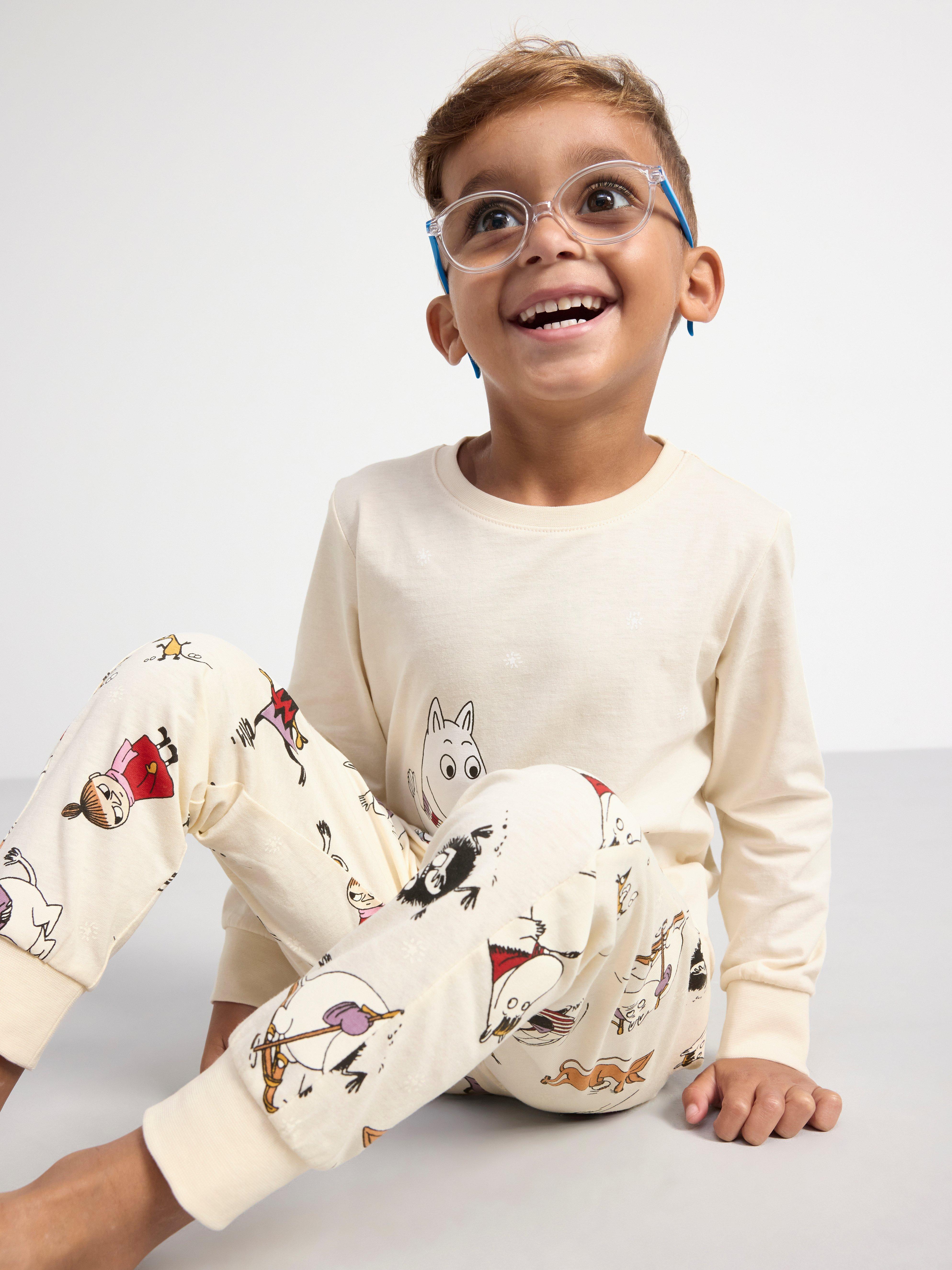Pyjama set with Moomin print Light Beige