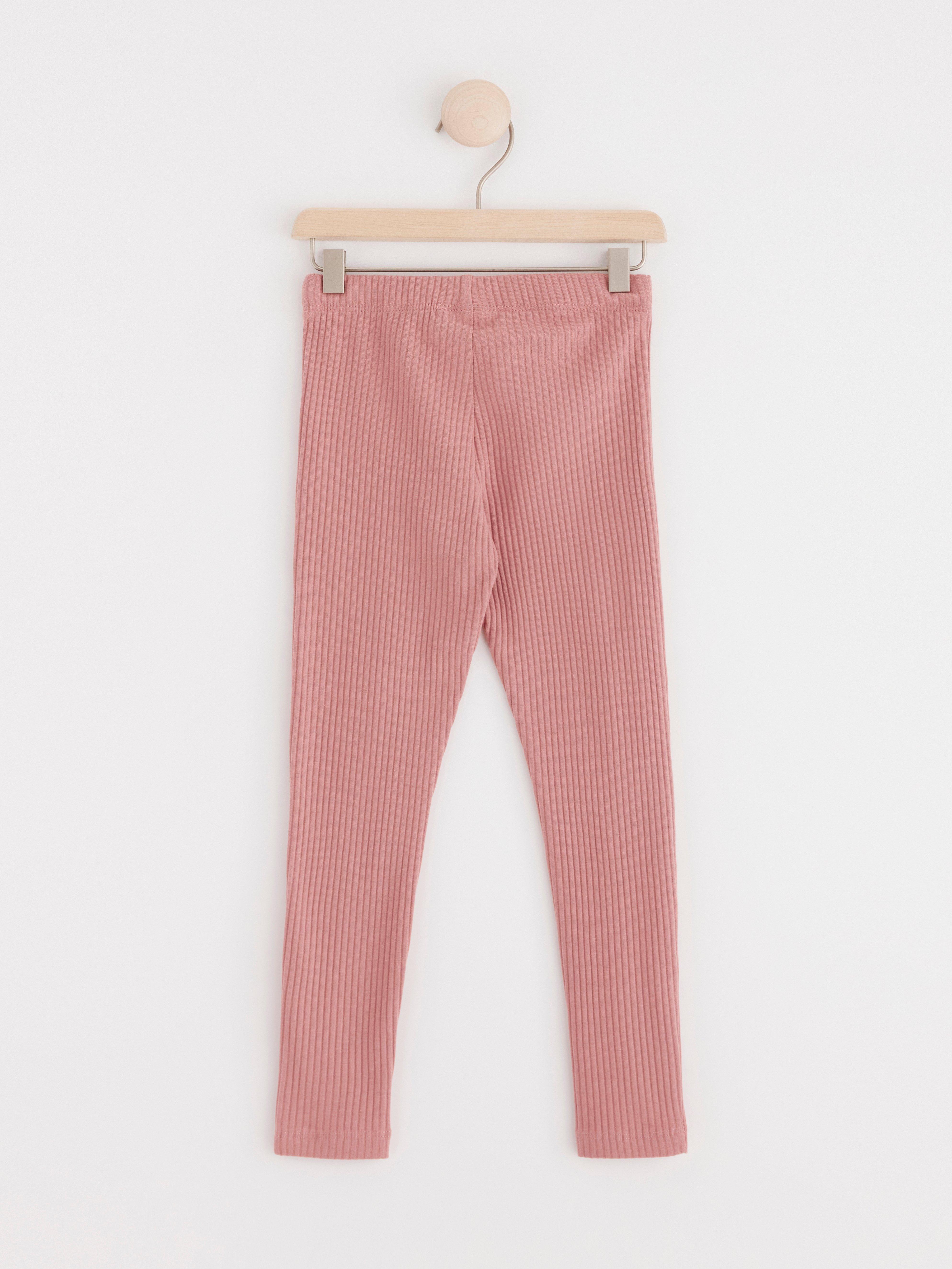 Leggings ribbed Dusty Pink