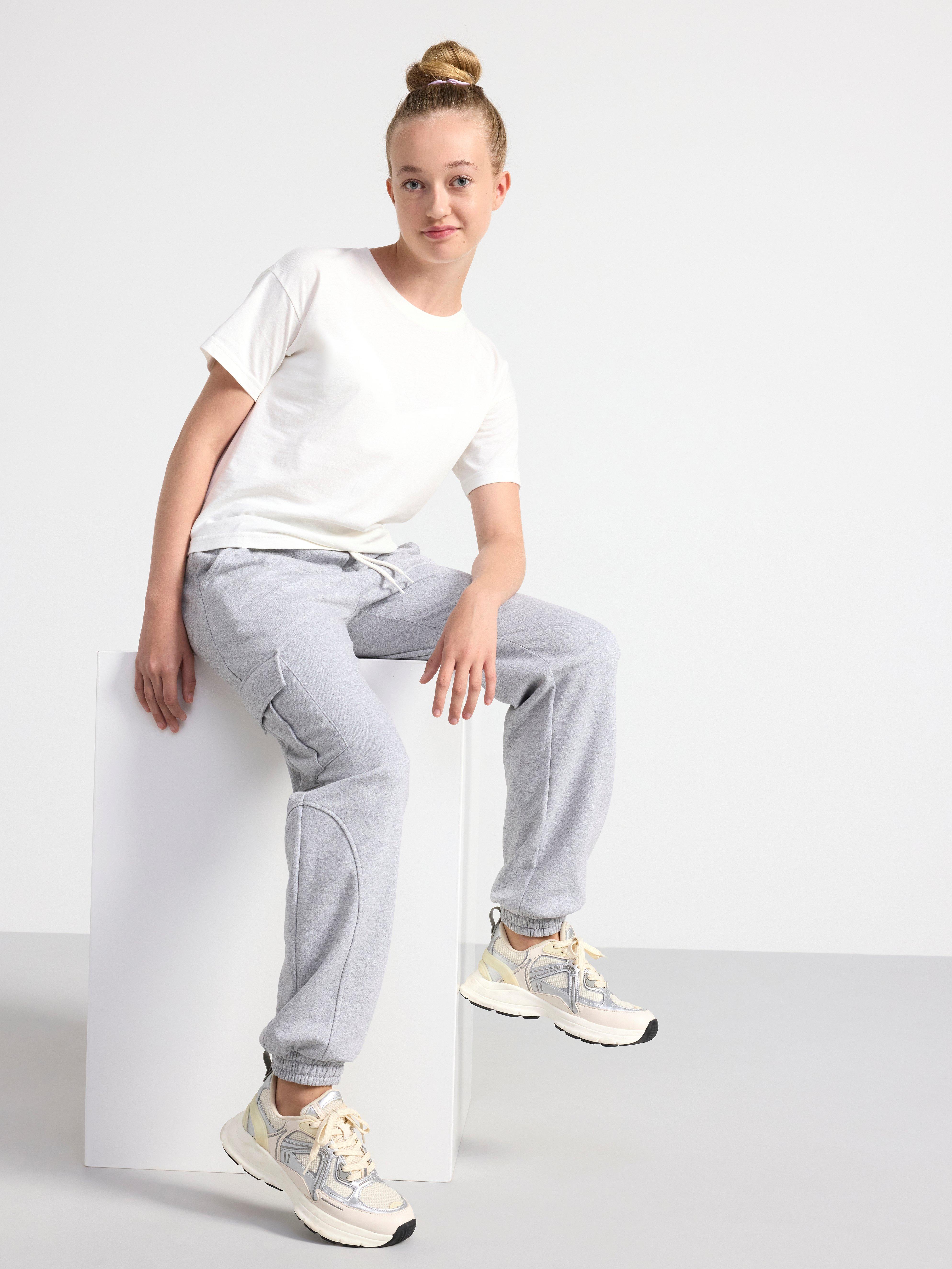 Joggers with cargo pockets Grey Melange
