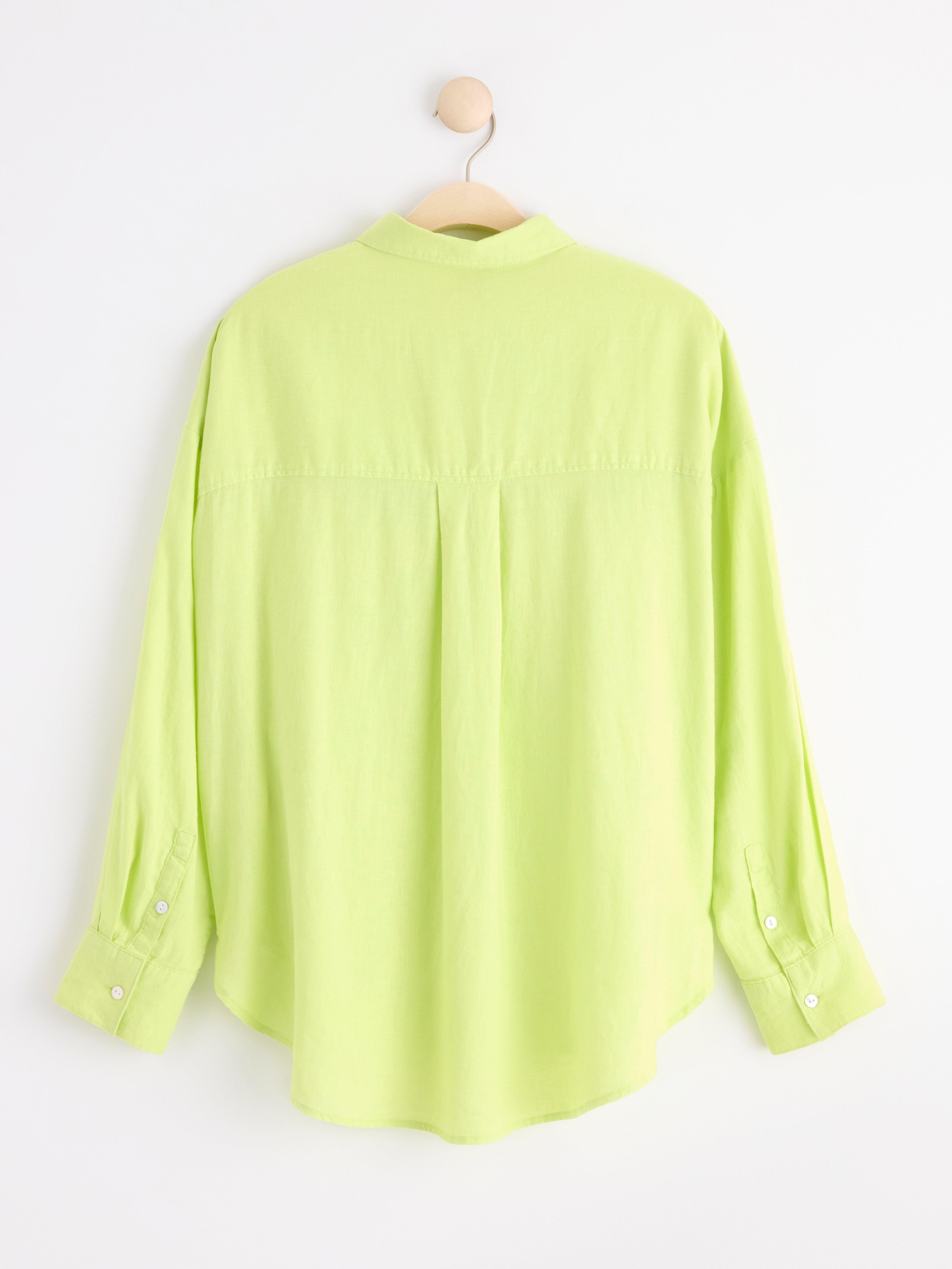 Linen shirt Light Green